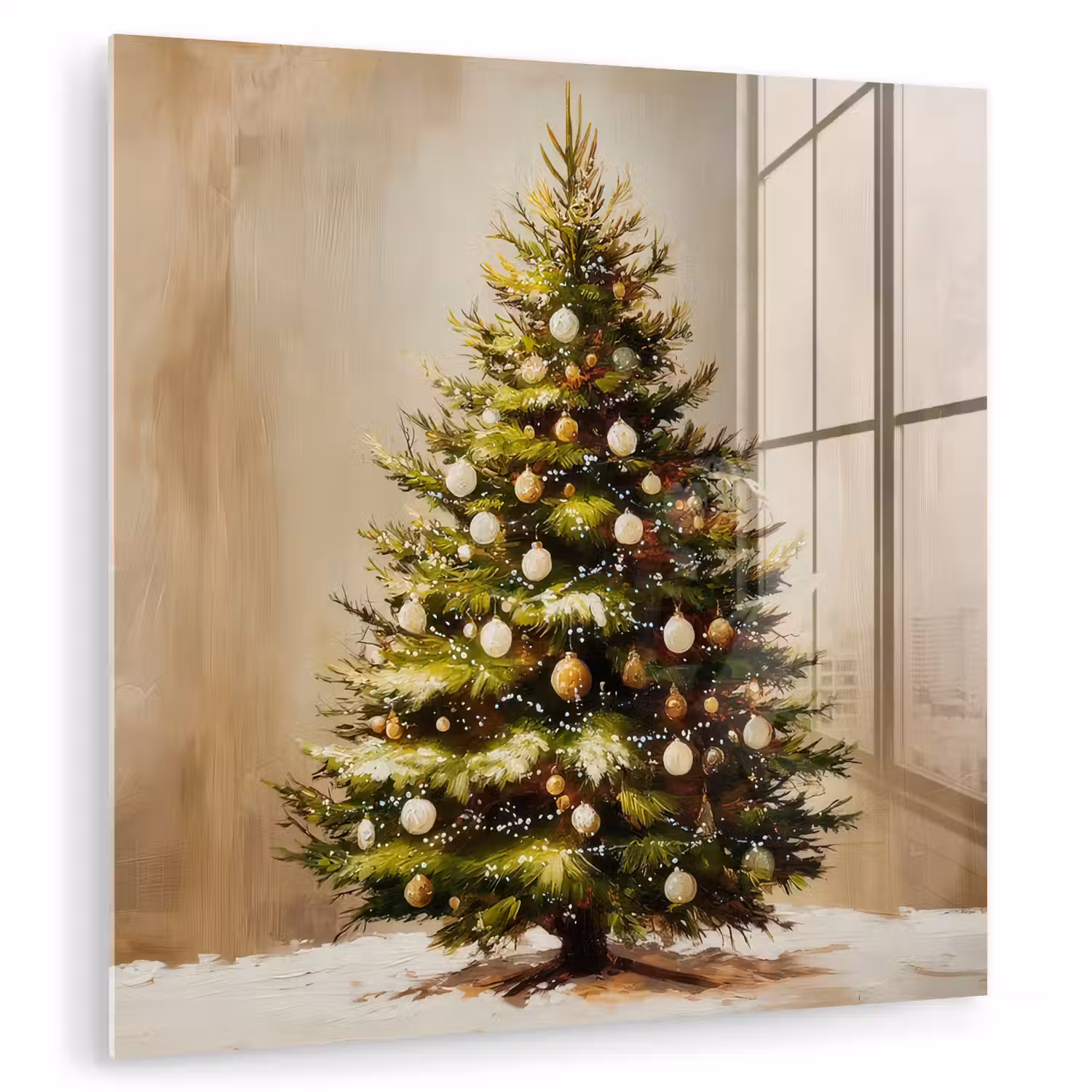 Kerst - Sfeer - Groen plexiglas 5mm klein -zzzproduct_nieuw