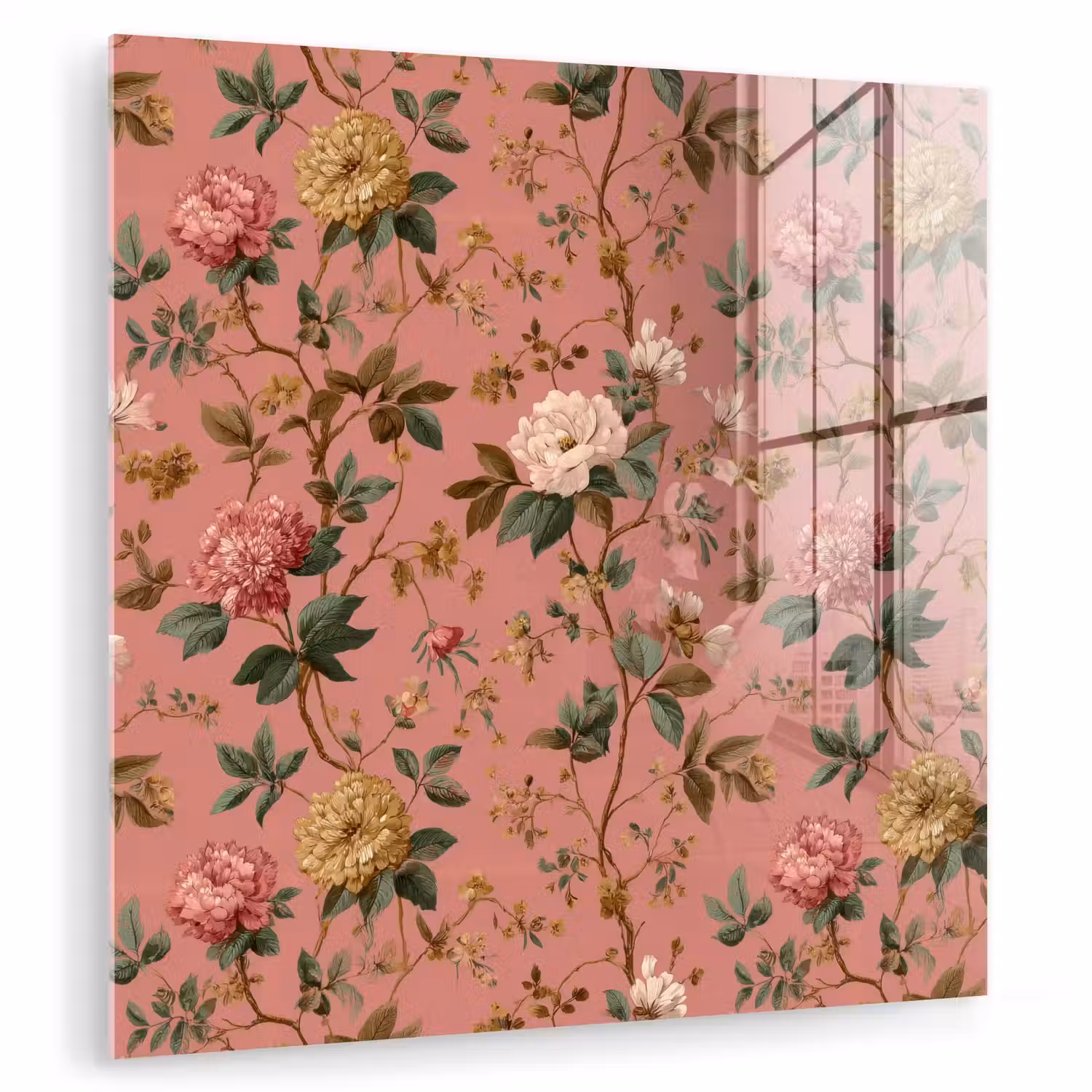 Klassiek - Botanisch - Roze plexiglas 5mm klein 11 -zzzproduct_nieuw