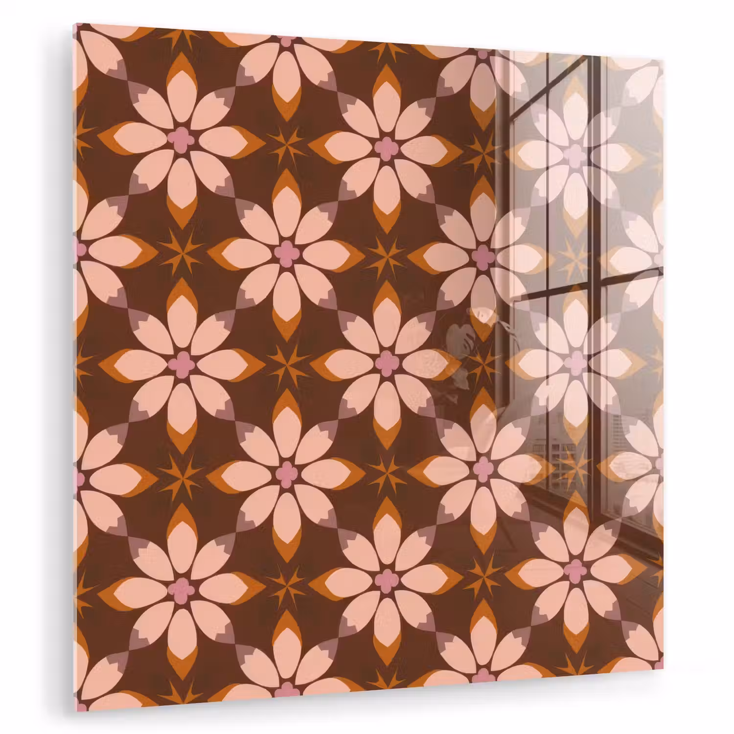Klassiek - Retro - Bruin plexiglas 5mm klein 11 -zzzproduct_nieuw
