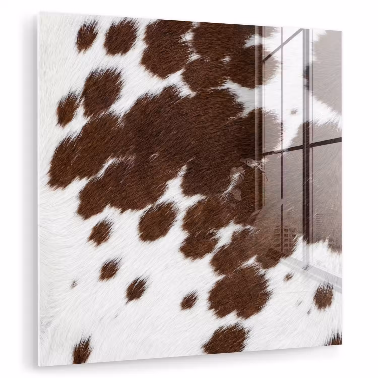 Koeienhuid - Klassiek - Bruin plexiglas 5mm klein -zzzproduct_nieuw