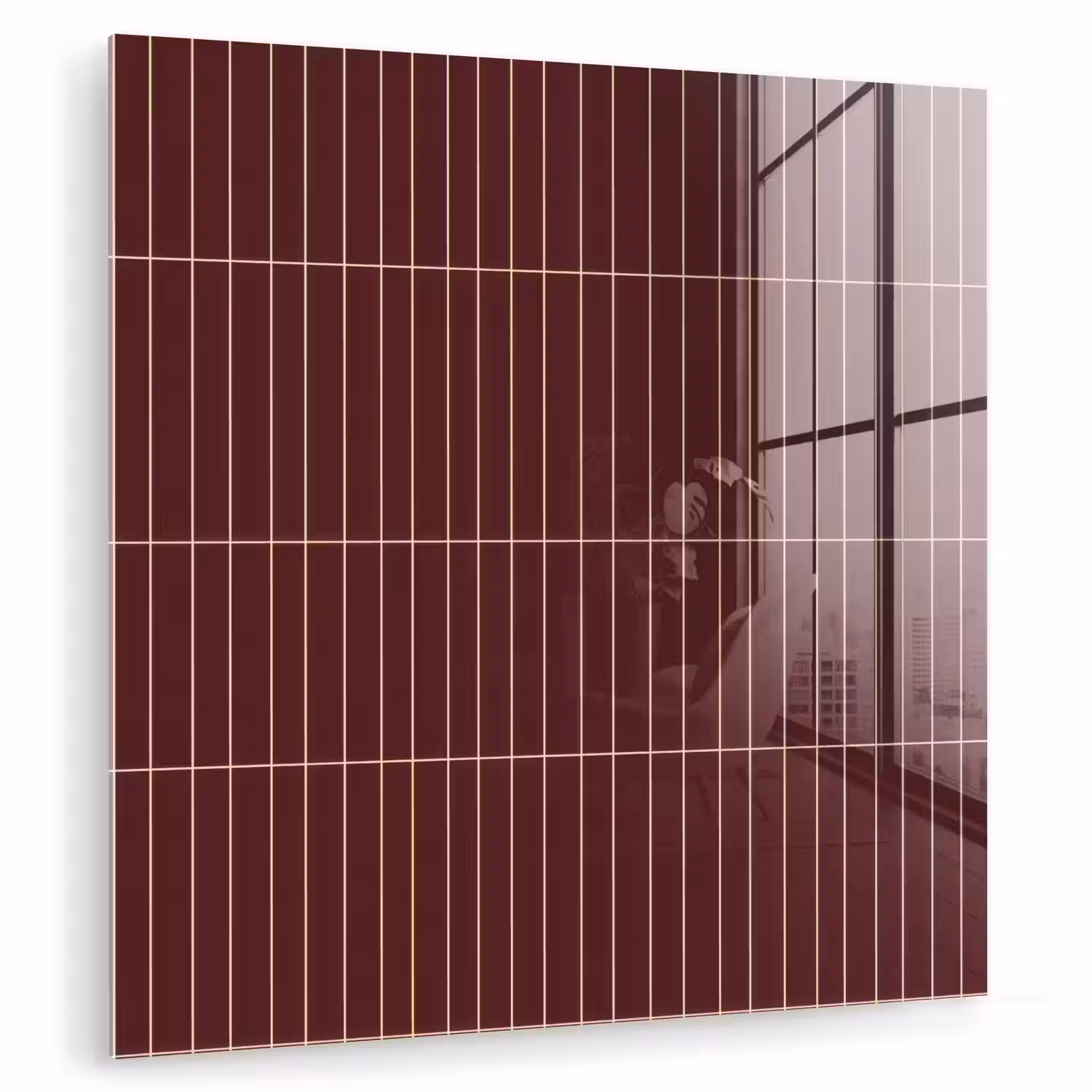 Lijnen - Patroon - Bordeaux plexiglas 5mm klein 11 -zzzproduct_nieuw