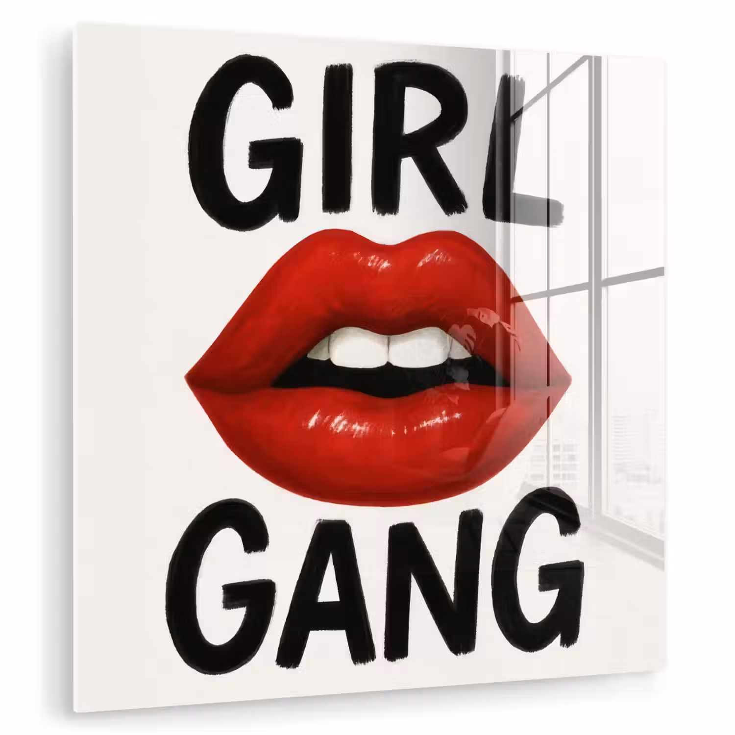 Lip - Girl - Rood - Letters plexiglas 5mm klein -zzzproduct_nieuw