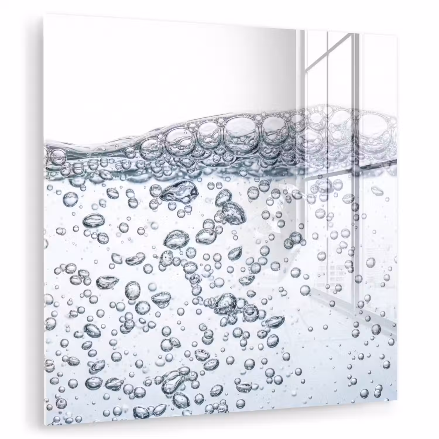 Luchtbellen - Water - Dynamisch plexiglas 5mm klein -zzzproduct_nieuw