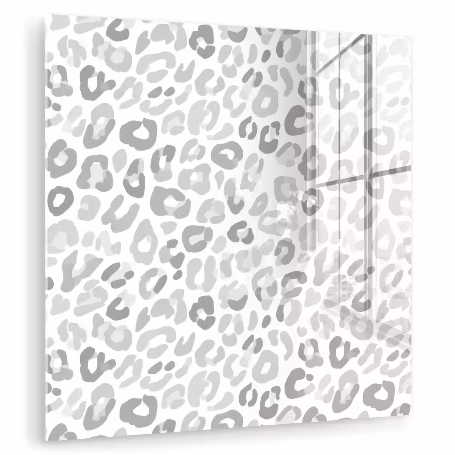 Luipaard - Motief - Grijs plexiglas 5mm klein 11 -zzzproduct_nieuw