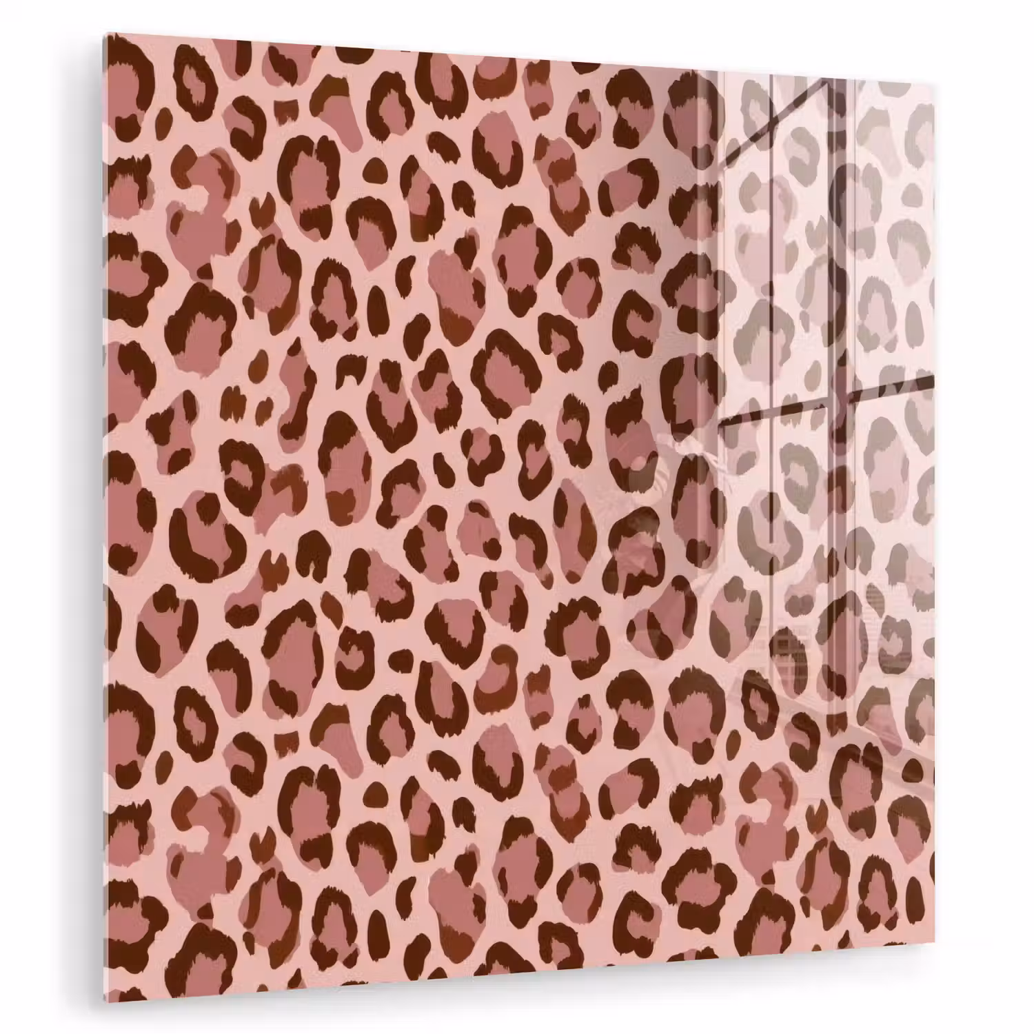 Luipaard - Patroon - Roze plexiglas 5mm klein 11 -zzzproduct_nieuw