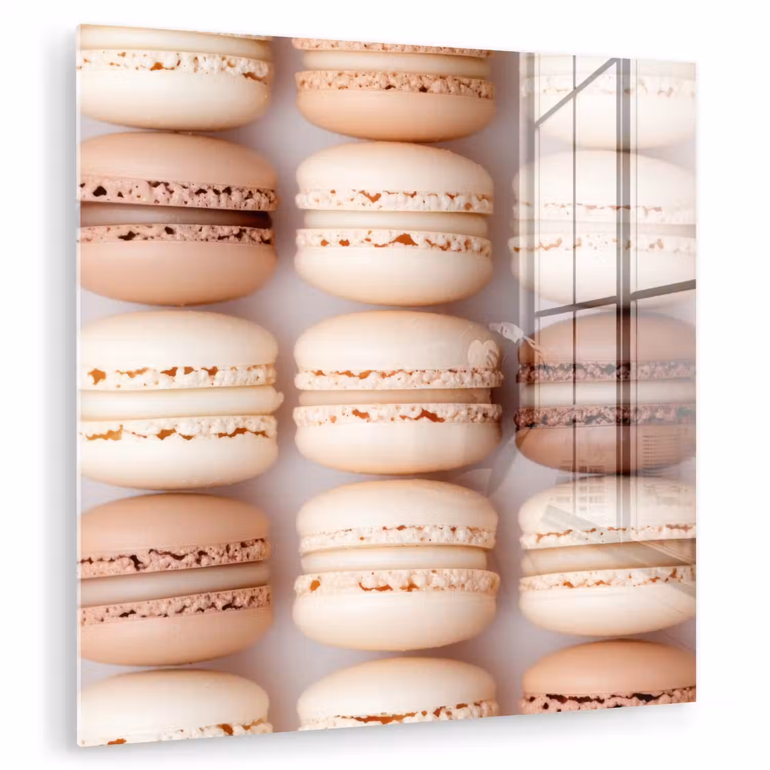 Macarons - Beige - Bruin plexiglas 5mm klein -zzzproduct_nieuw