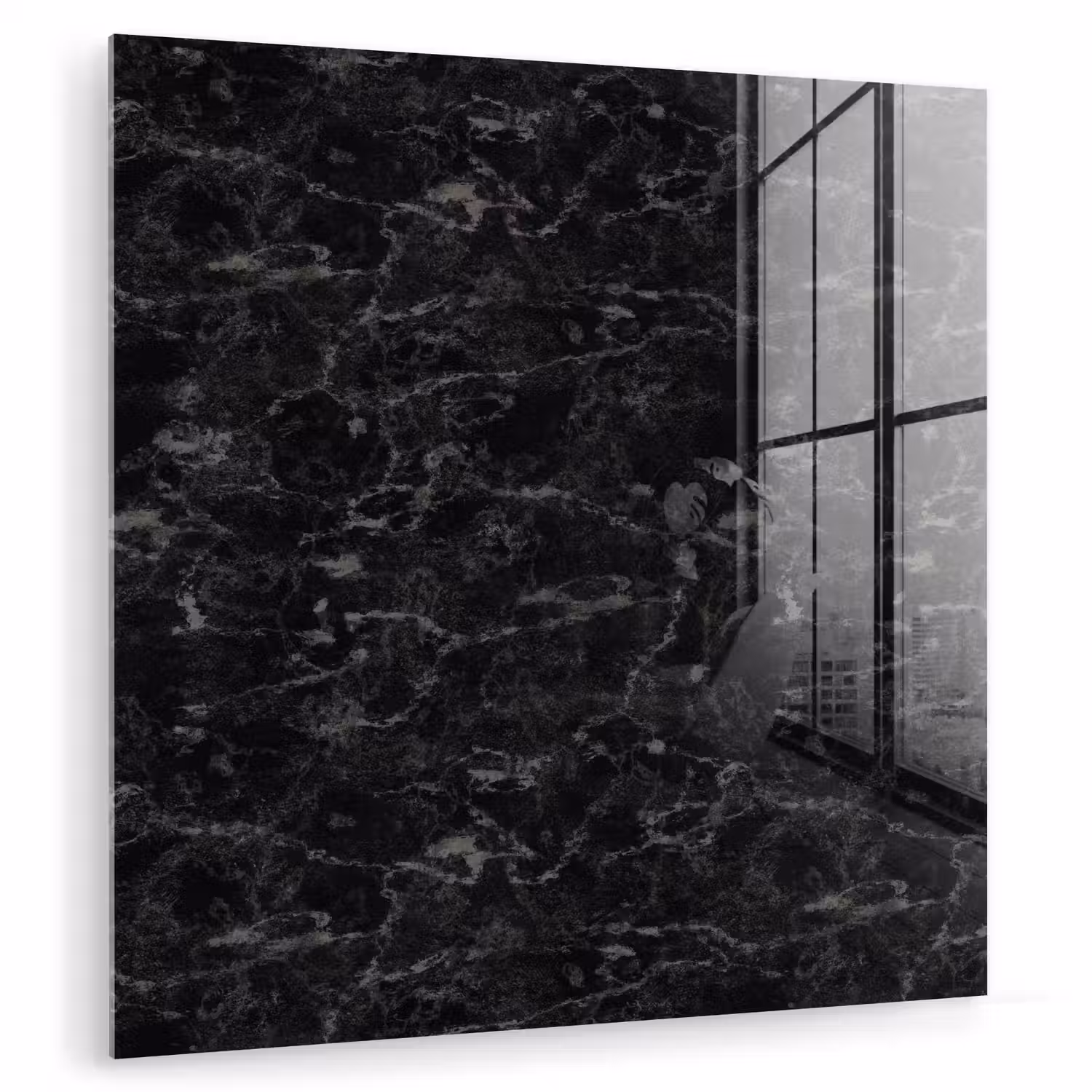 Marmer - Aders - Zwart plexiglas 5mm klein 11 -zzzproduct_nieuw