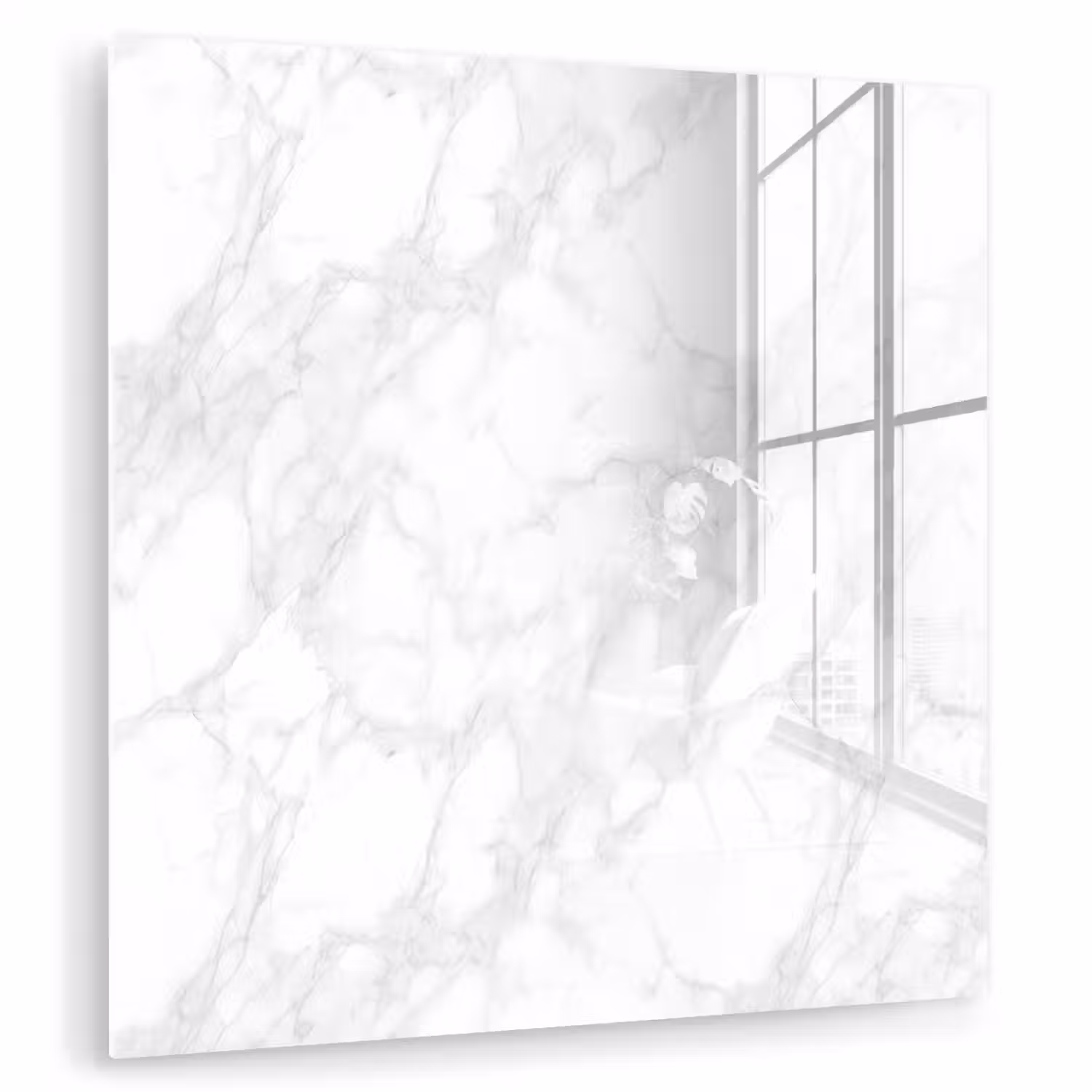 Minimalistisch - Wit - Grijze aders plexiglas 5mm klein 11 -zzzproduct_nieuw