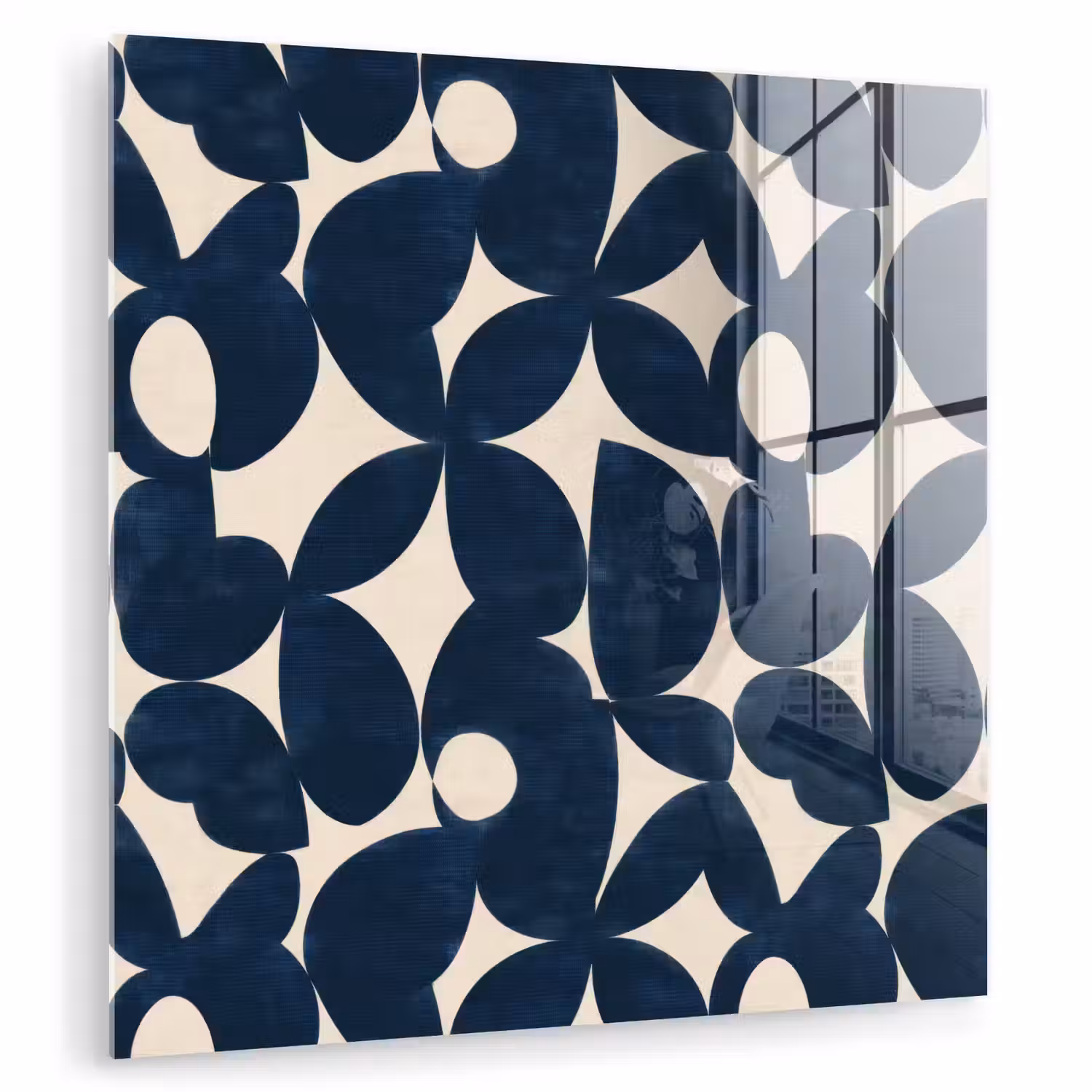 Modern - Geometrisch - Blauw plexiglas 5mm klein 11 -zzzproduct_nieuw