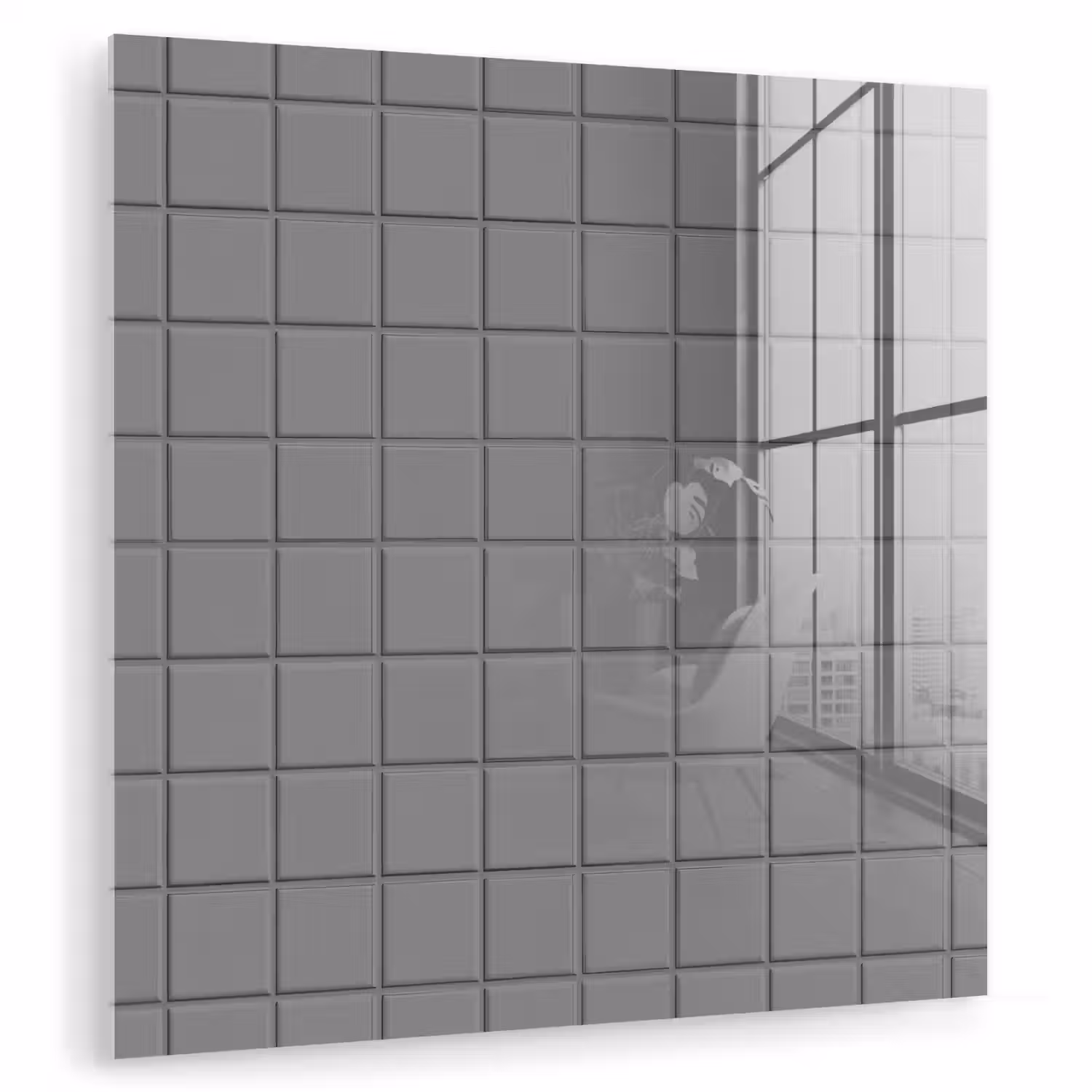 Modern - Patroon - Grijs plexiglas 5mm klein 11 -zzzproduct_nieuw