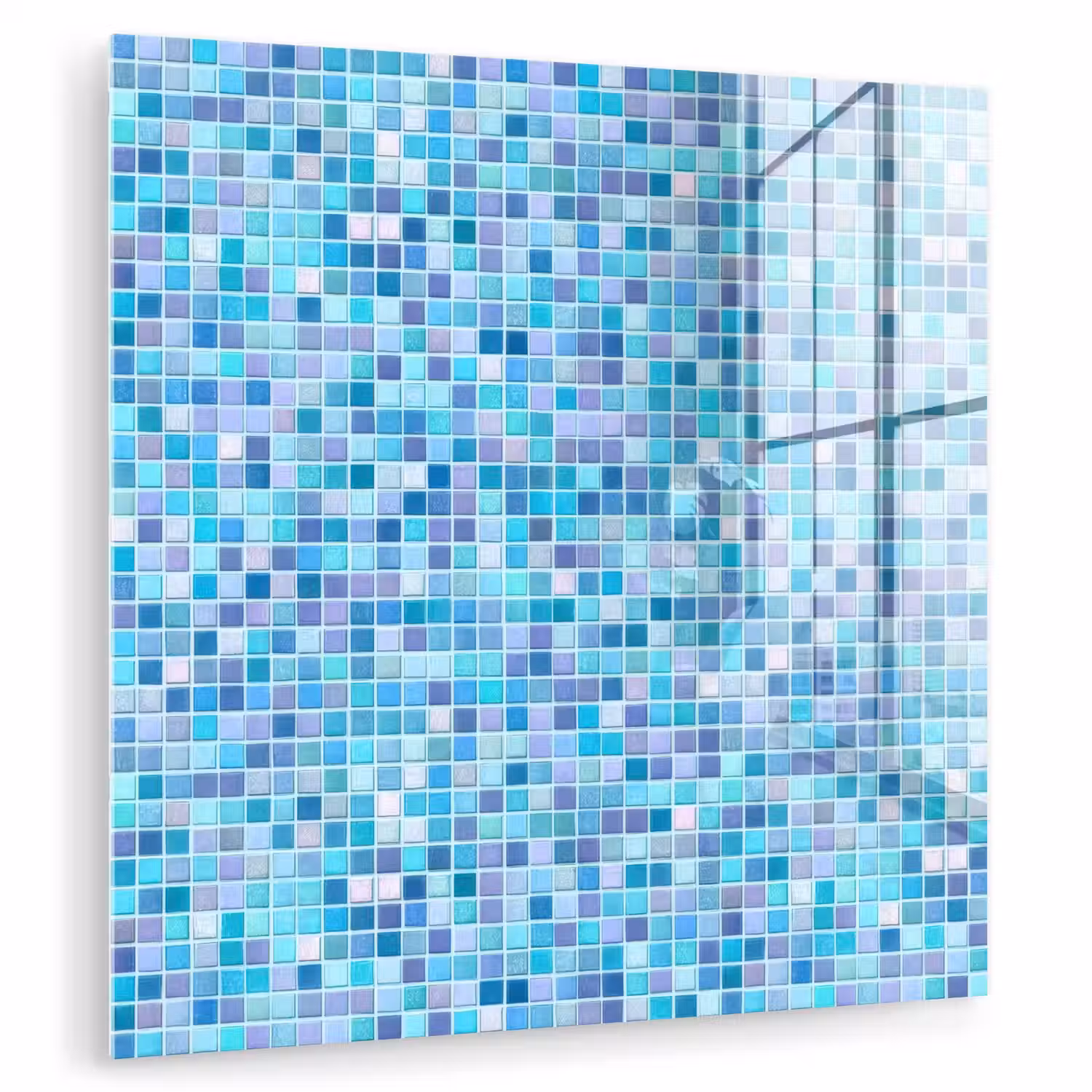 Mozaïek - Patroon - Turquoise plexiglas 5mm klein 11 -zzzproduct_nieuw