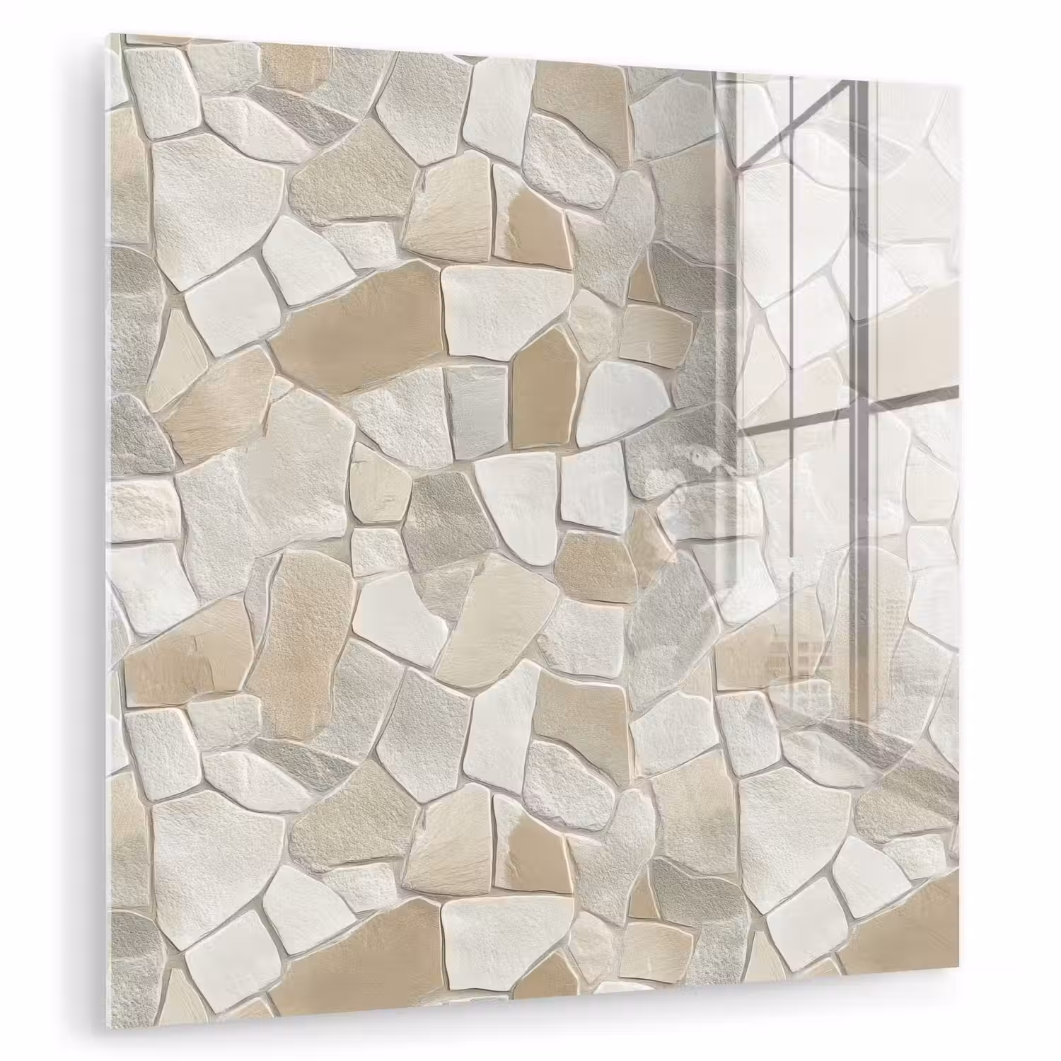 Mozaïek - Stenen - Beige plexiglas 5mm klein 11 -zzzproduct_nieuw