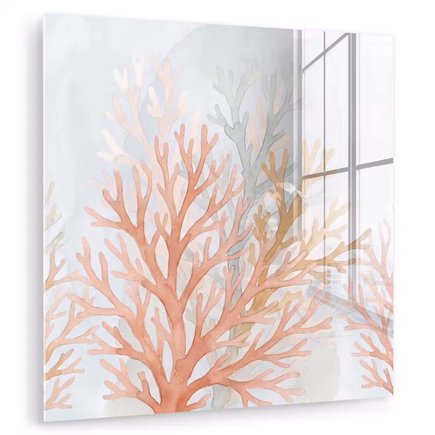 Natuur - Abstract - Aquarel - Organisch - Warm plexiglas 5mm klein -zzzproduct_nieuw