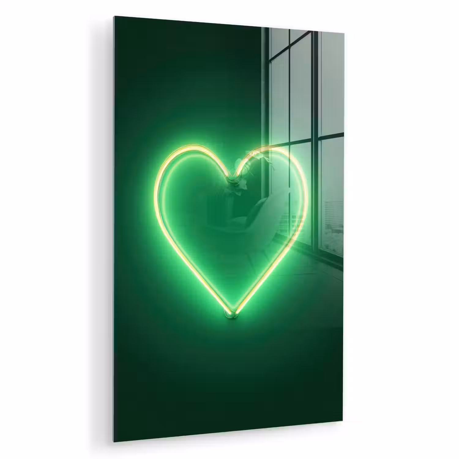 Neon - Groen - Licht plexiglas 5mm klein -zzzproduct_nieuw
