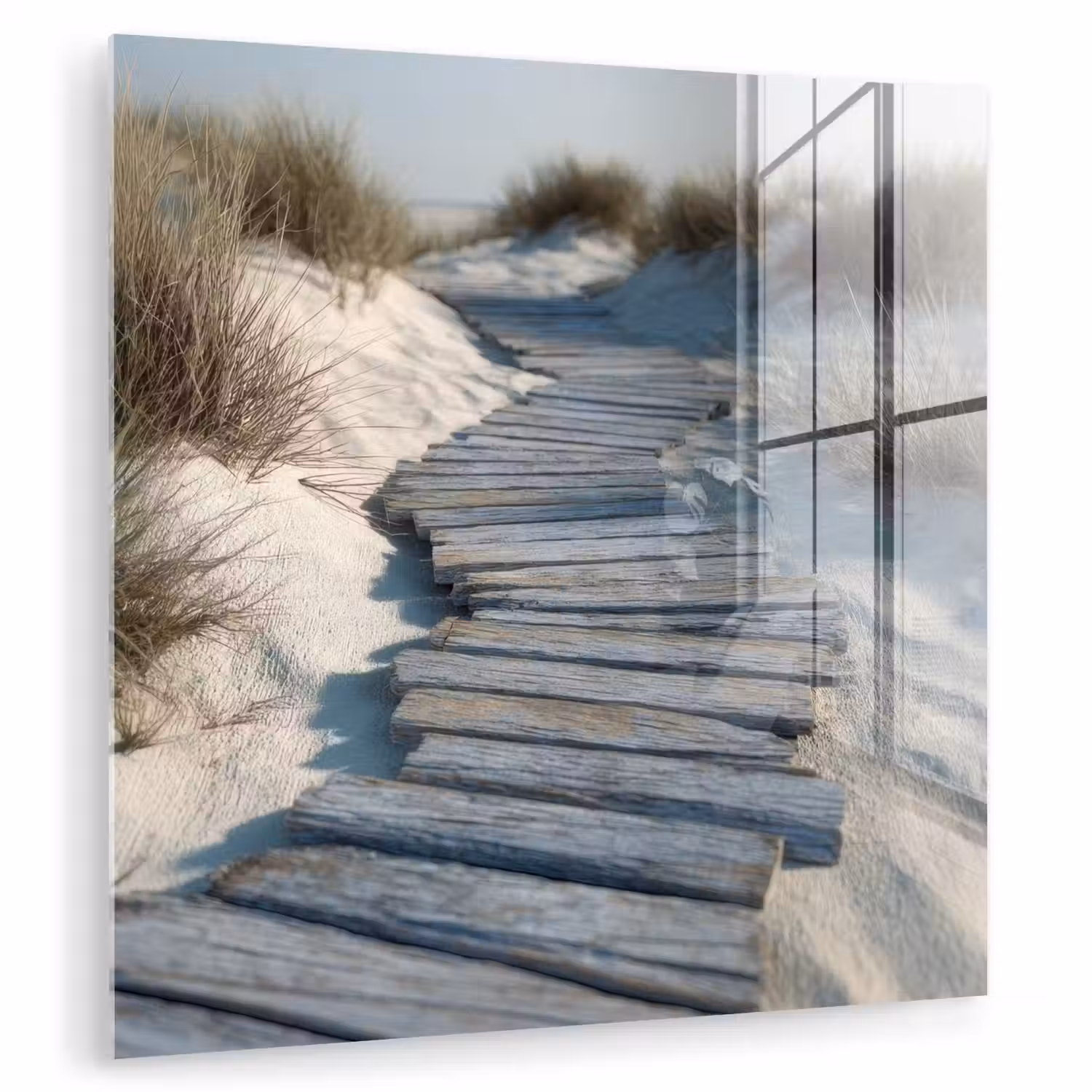 Pad - Planken - Duinen - Gras plexiglas 5mm klein -zzzproduct_nieuw