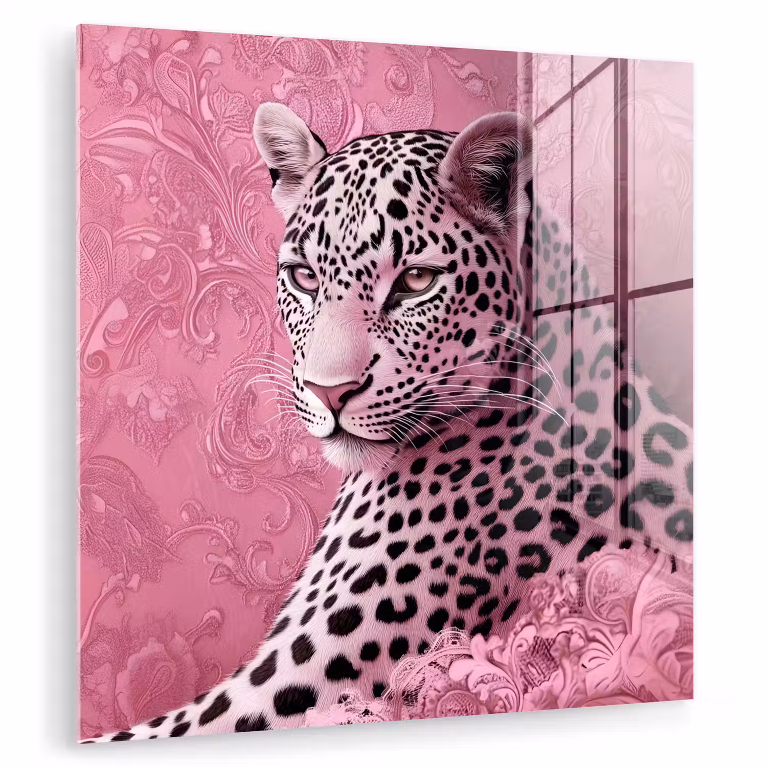 Panter - Luxe - Roze plexiglas 5mm klein -zzzproduct_nieuw