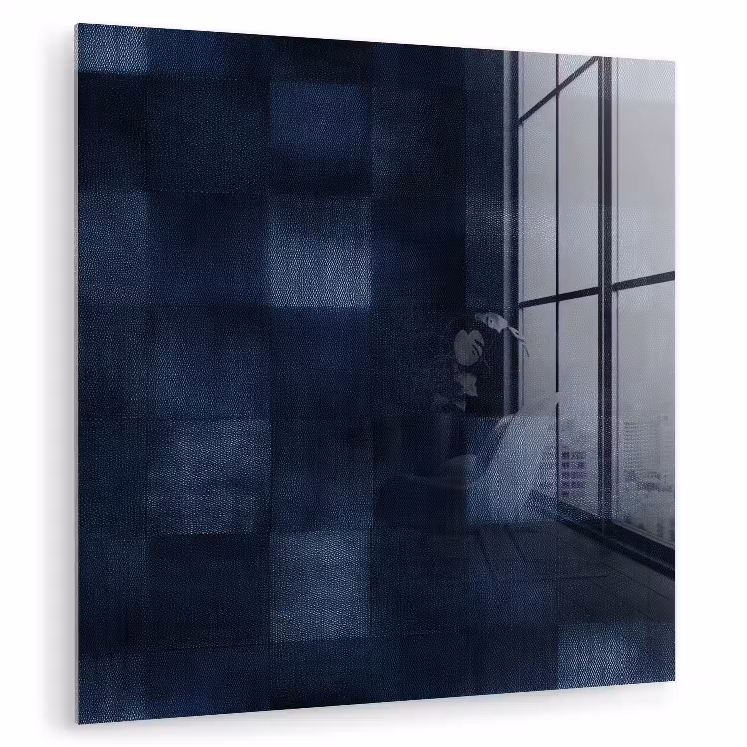 Patroon - Ruit - Marineblauw plexiglas 5mm klein 11 -zzzproduct_nieuw