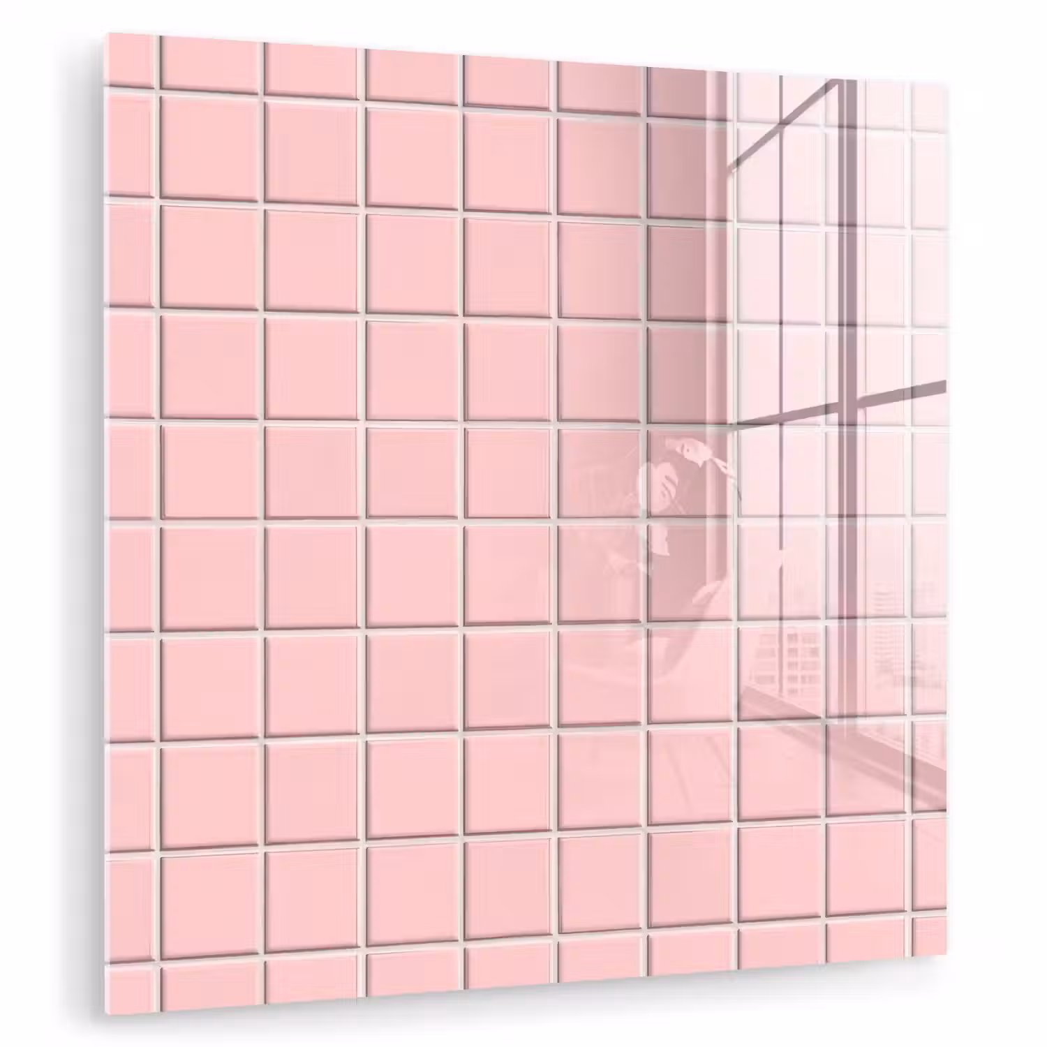 Patroon - Tegel - Pastelroze plexiglas 5mm klein 11 -zzzproduct_nieuw