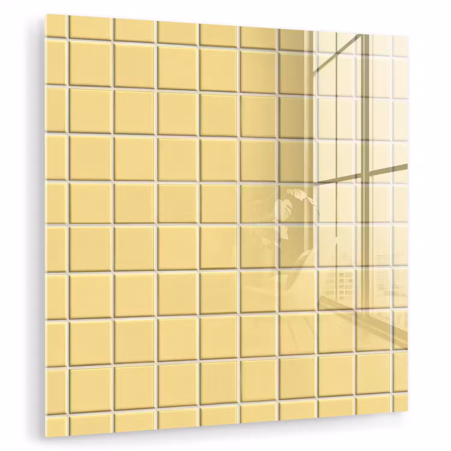 Patroon - Tegels - Geel plexiglas 5mm klein 11 -zzzproduct_nieuw