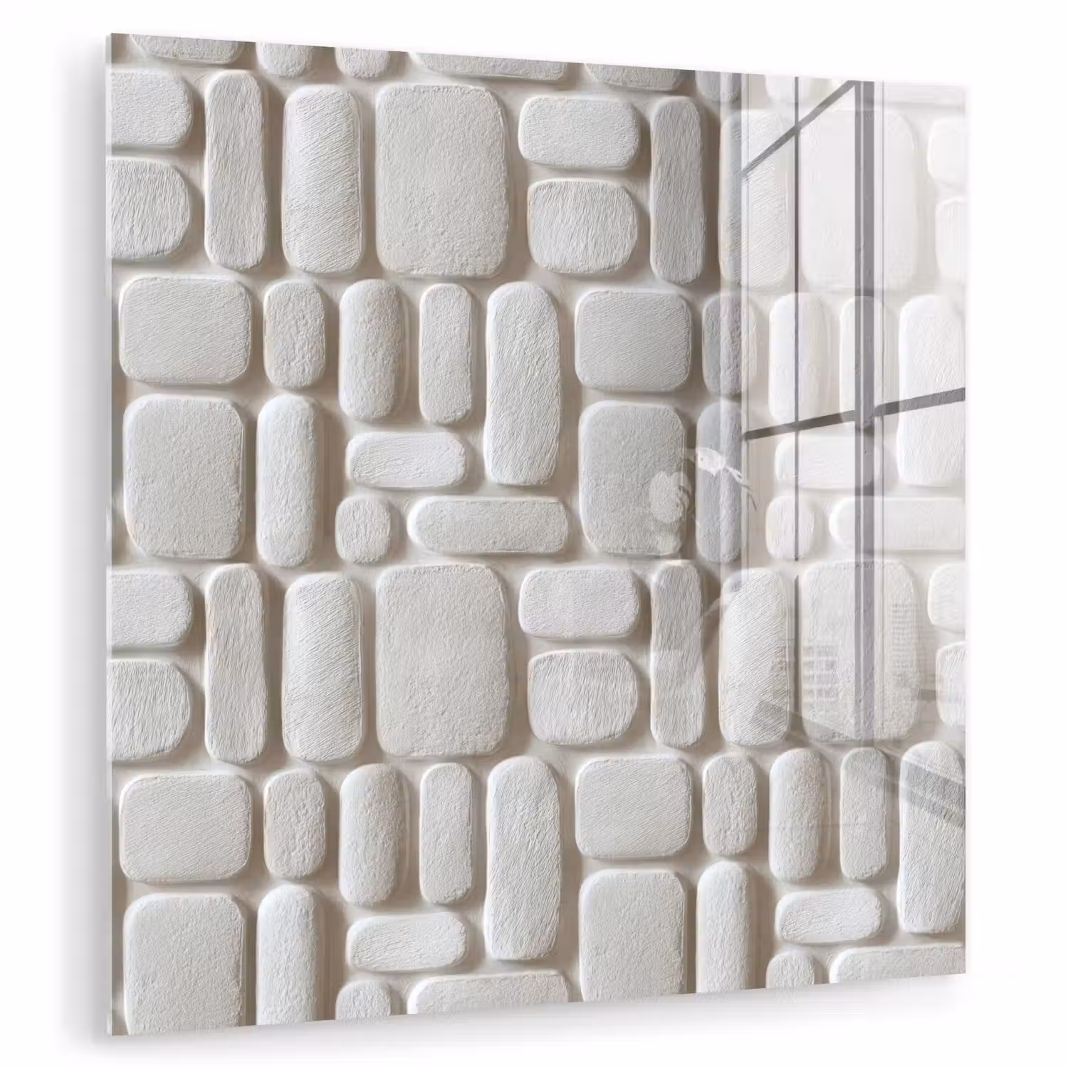Reliëf - Structuur - Wit plexiglas 5mm klein 11 -zzzproduct_nieuw