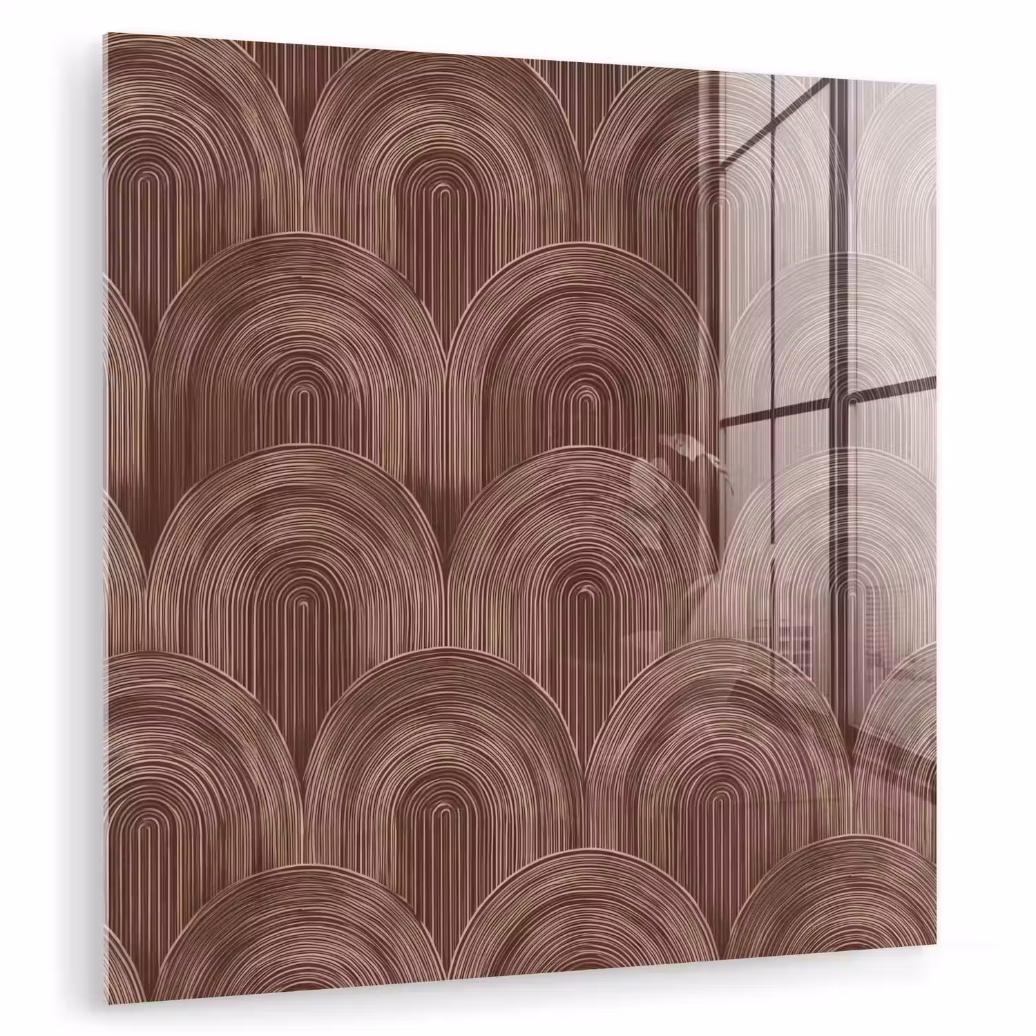 Ritmisch - Effect - Bruin plexiglas 5mm klein 11 -zzzproduct_nieuw