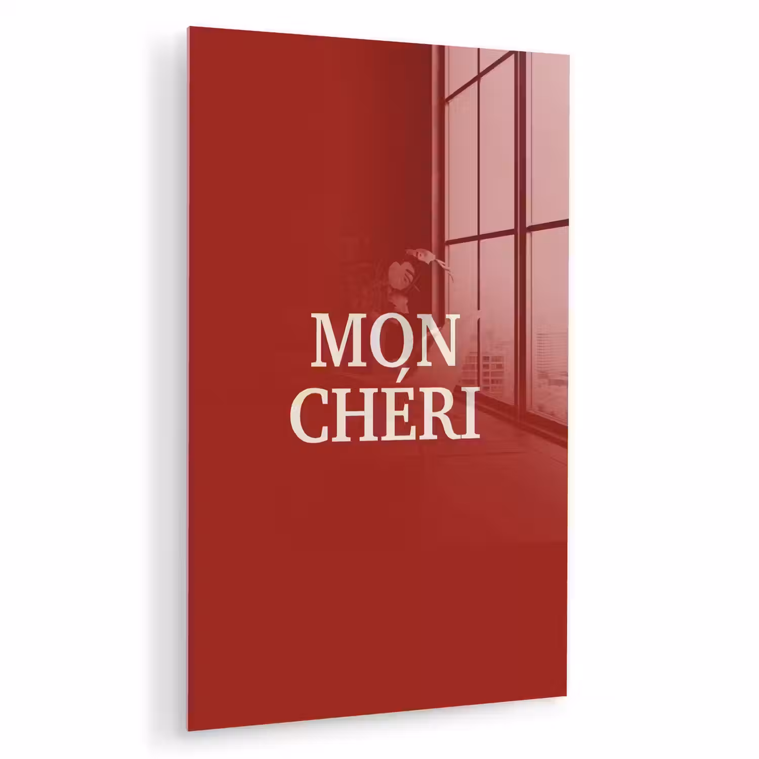 Rood - Frans - Quotes plexiglas 5mm klein -zzzproduct_nieuw