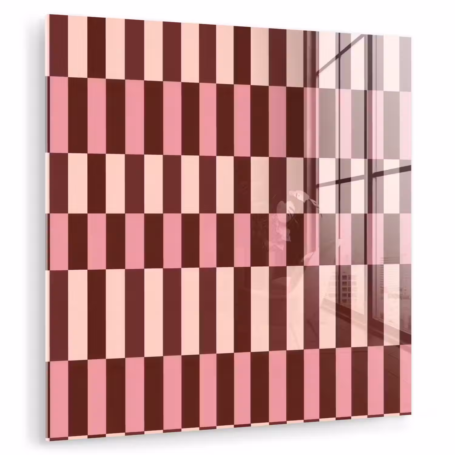 Roze - Rood - Blokjes plexiglas 5mm klein 11 -zzzproduct_nieuw