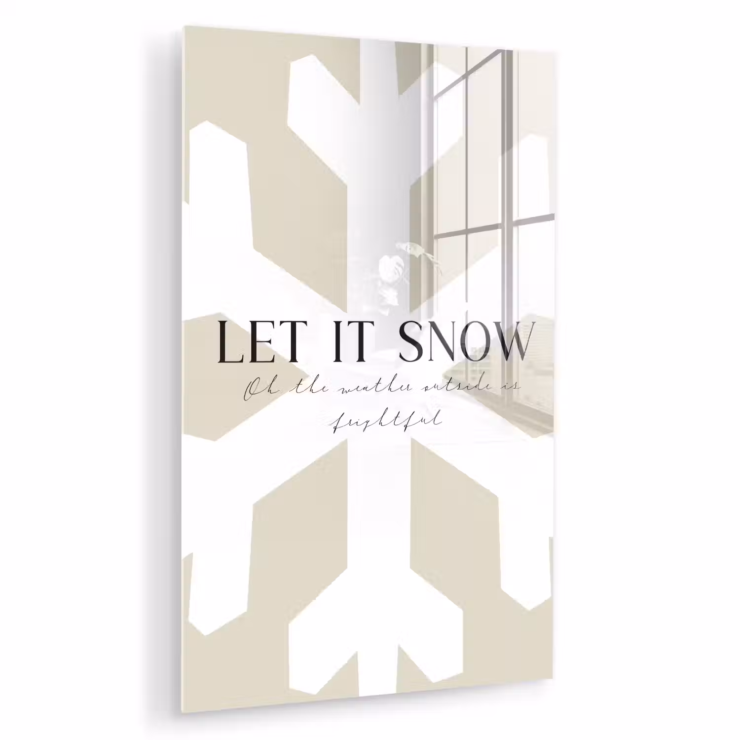 Sneeuw - Japandi - Winter - Decoratie plexiglas 5mm klein -zzzproduct_nieuw