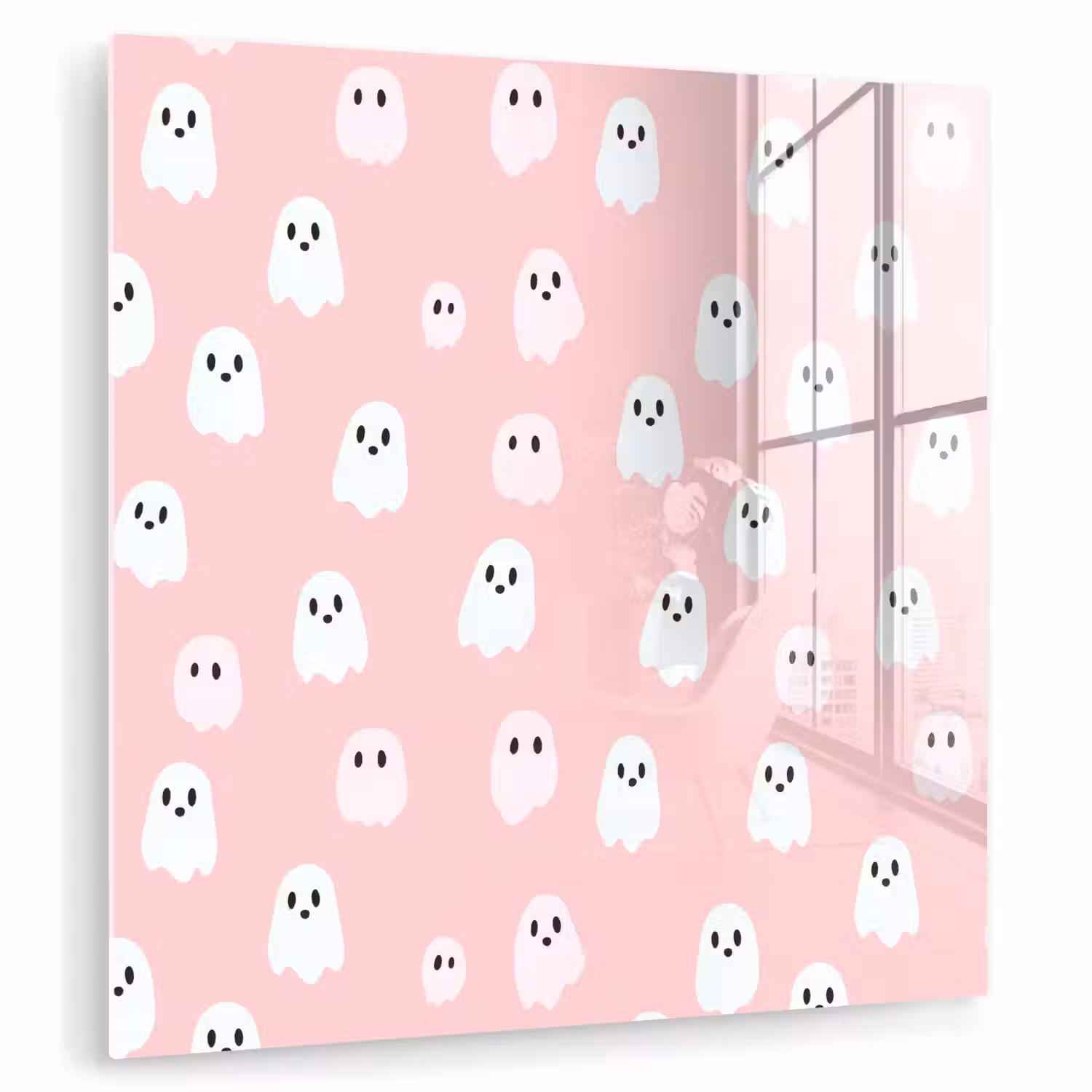 Spookjes - Patroon - Roze plexiglas 5mm klein 11 -zzzproduct_nieuw