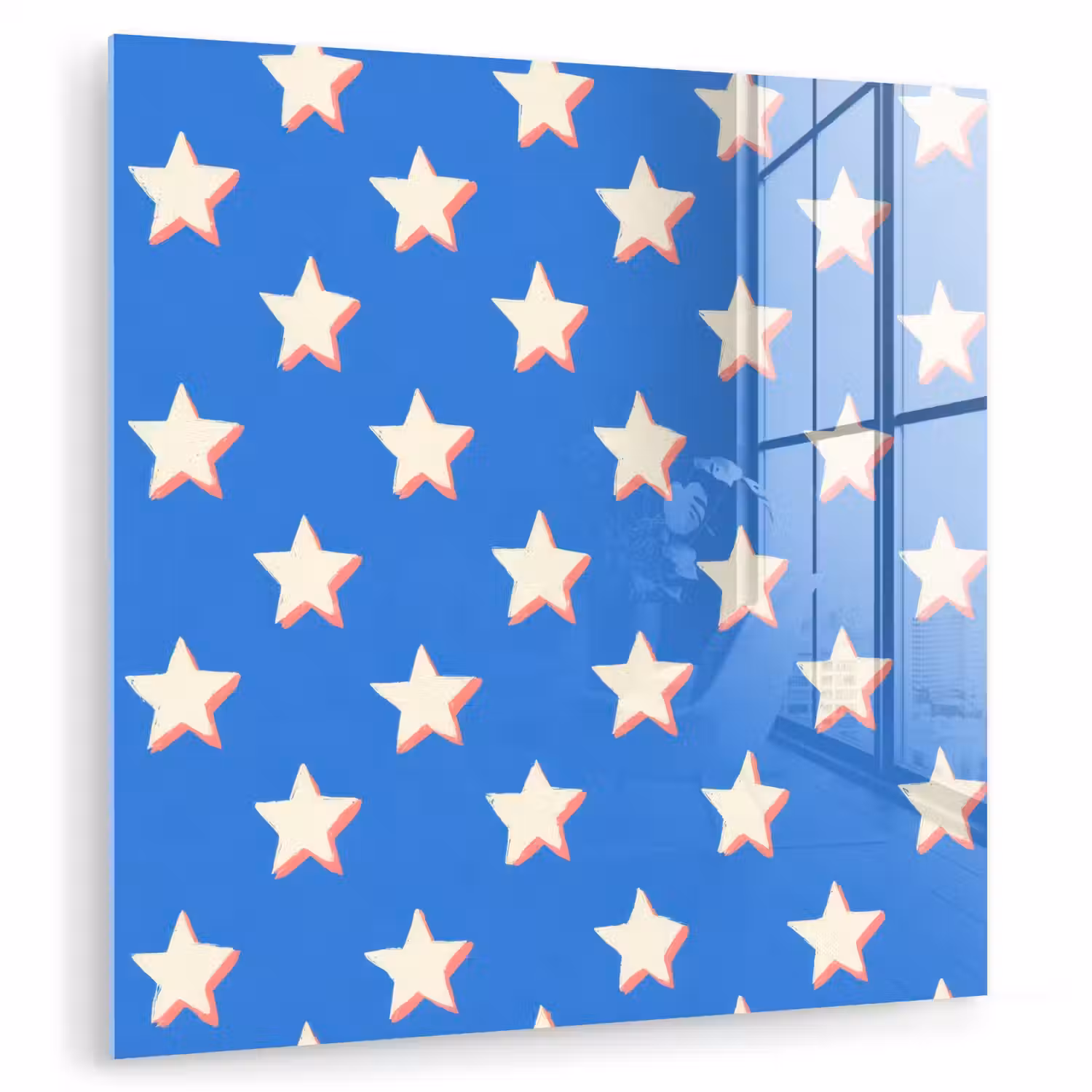 Sterren - Patroon - Blauw plexiglas 5mm klein 11 -zzzproduct_nieuw