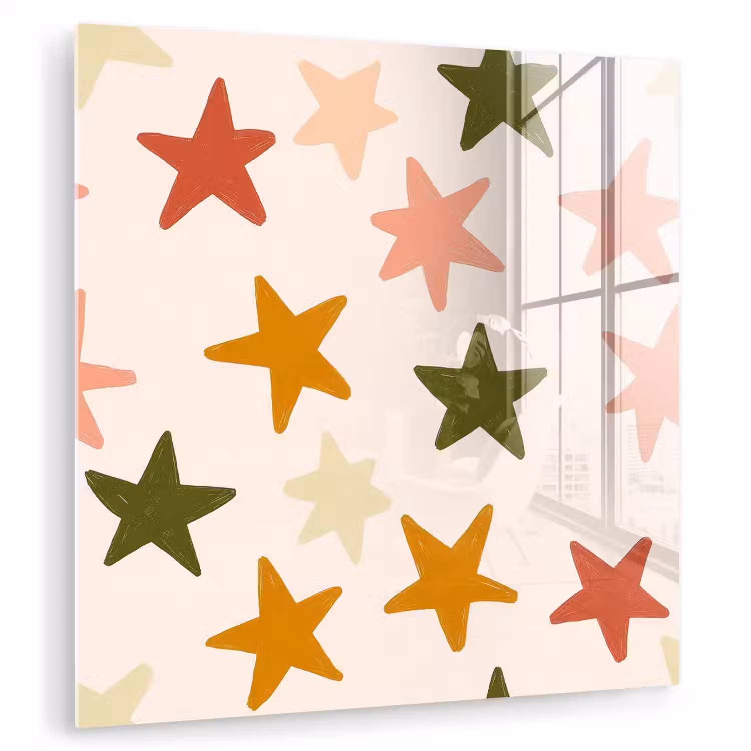 Sterren - Patroon - Kleurrijk plexiglas 5mm klein 11 -zzzproduct_nieuw