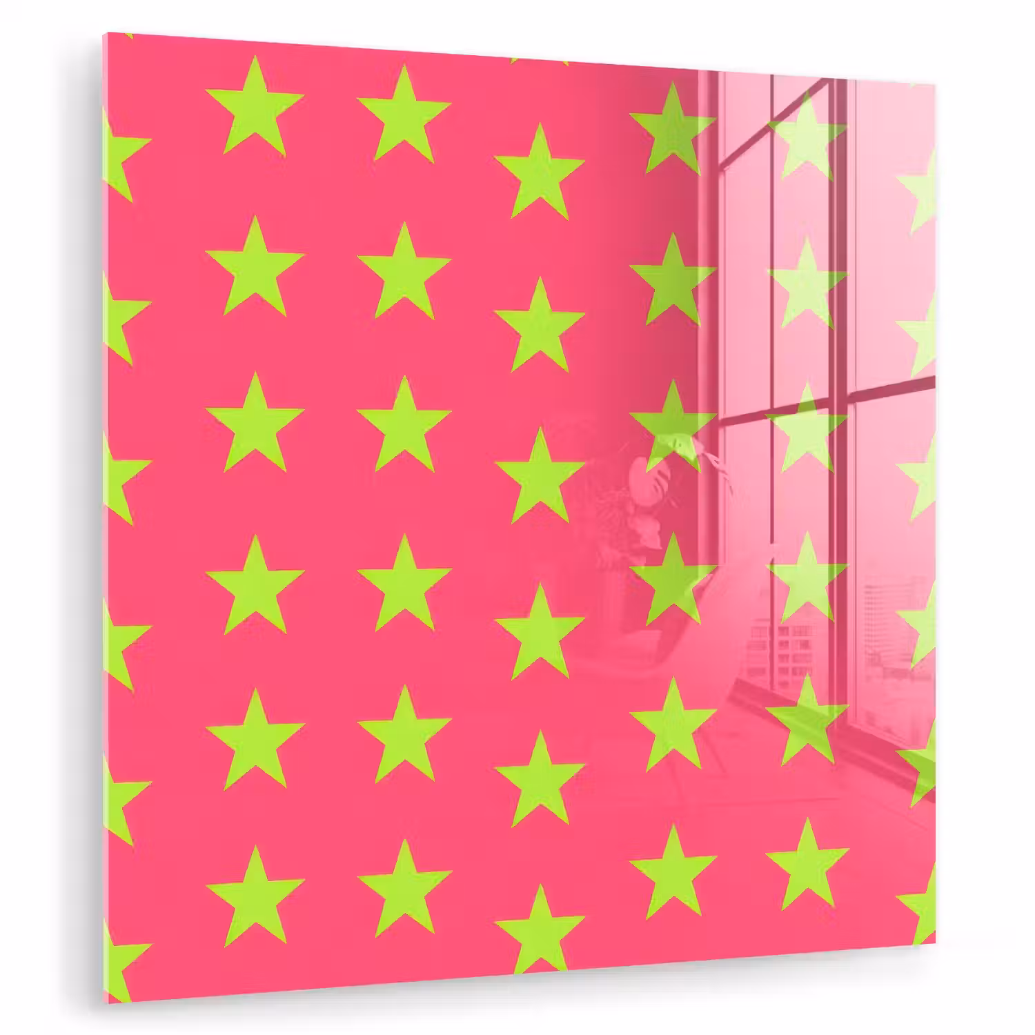 Sterren - Patroon - Roze plexiglas 5mm klein 11 -zzzproduct_nieuw