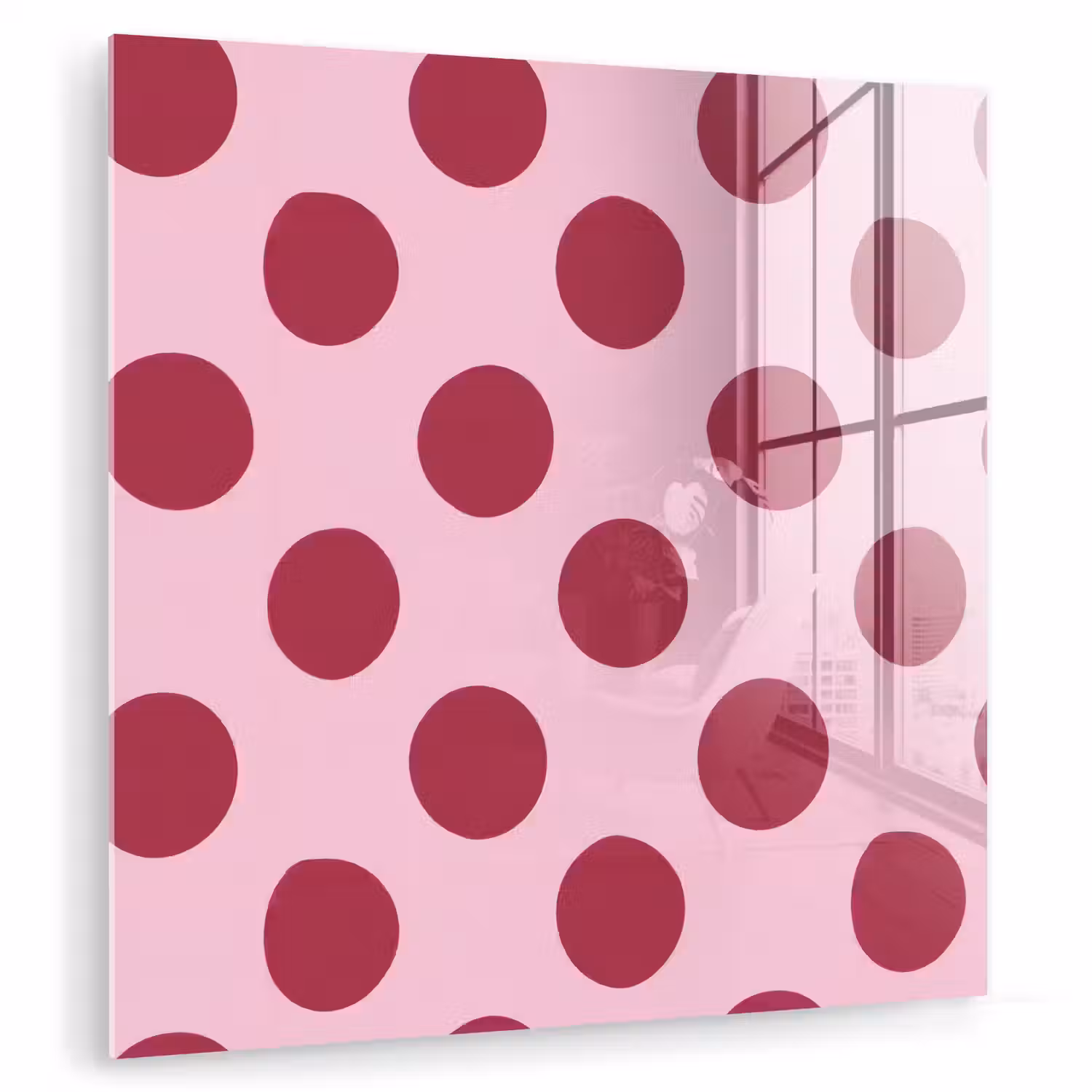 Stippen - Patroon - Bordeaux plexiglas 5mm klein 11 -zzzproduct_nieuw
