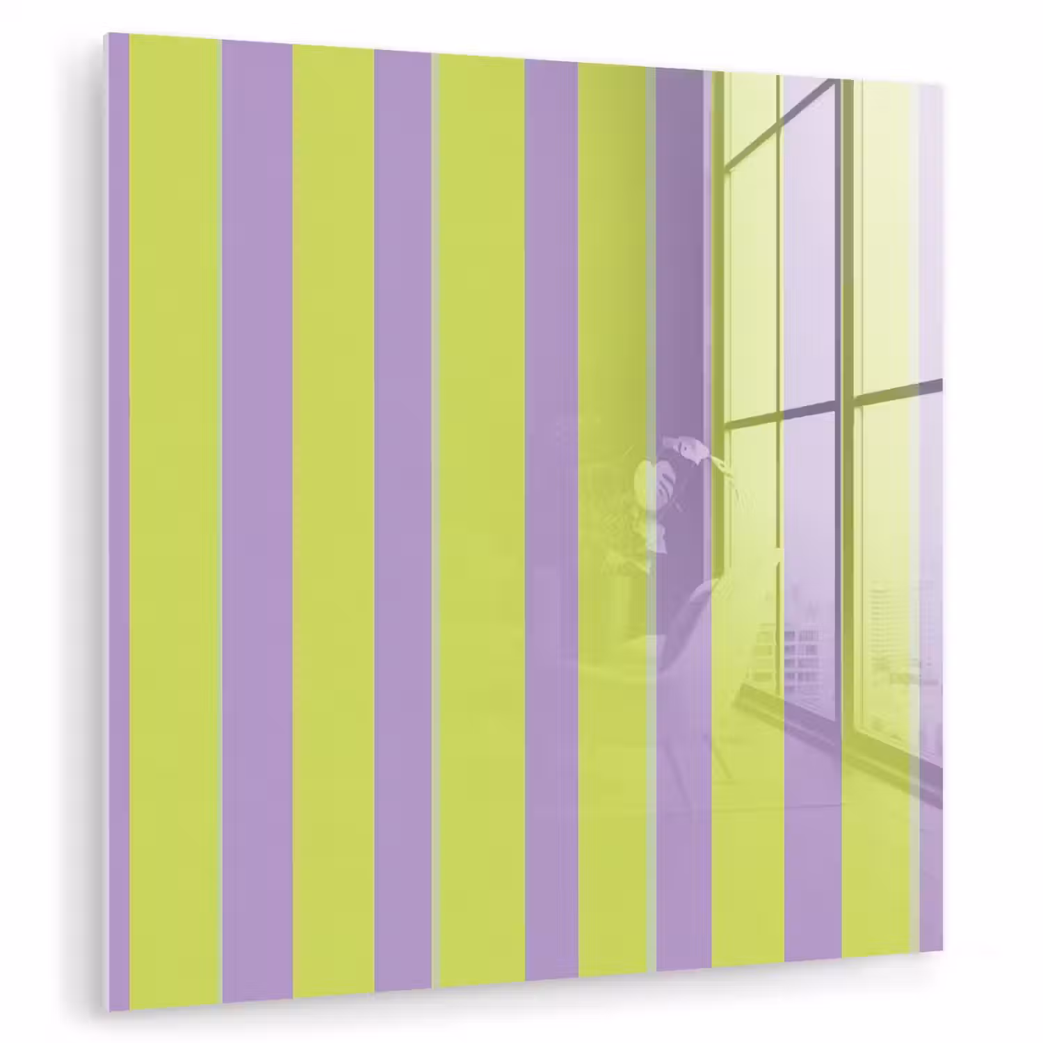 Strepen - Patroon - Groen plexiglas 5mm klein 11 -zzzproduct_nieuw