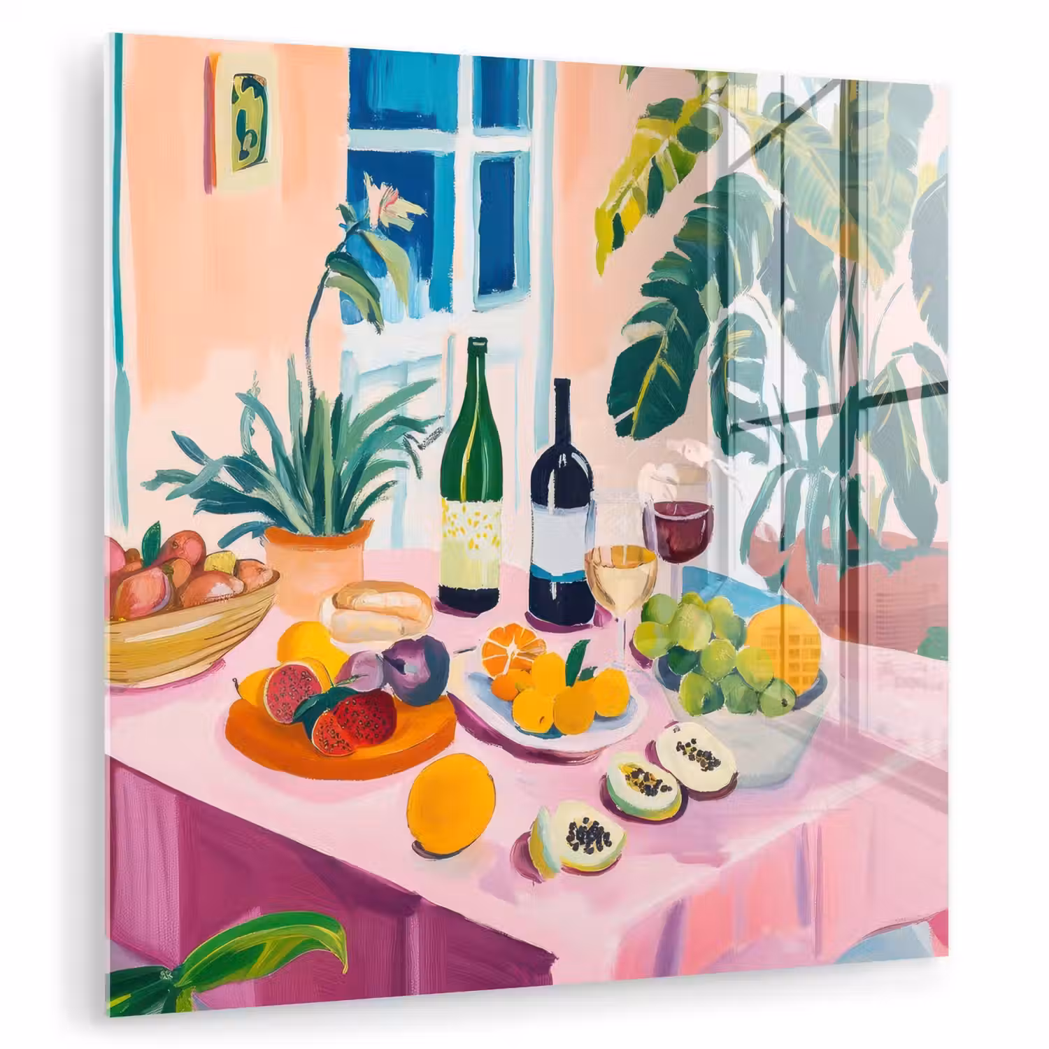 Tafel - Wijn - Fruit plexiglas 5mm klein -zzzproduct_nieuw