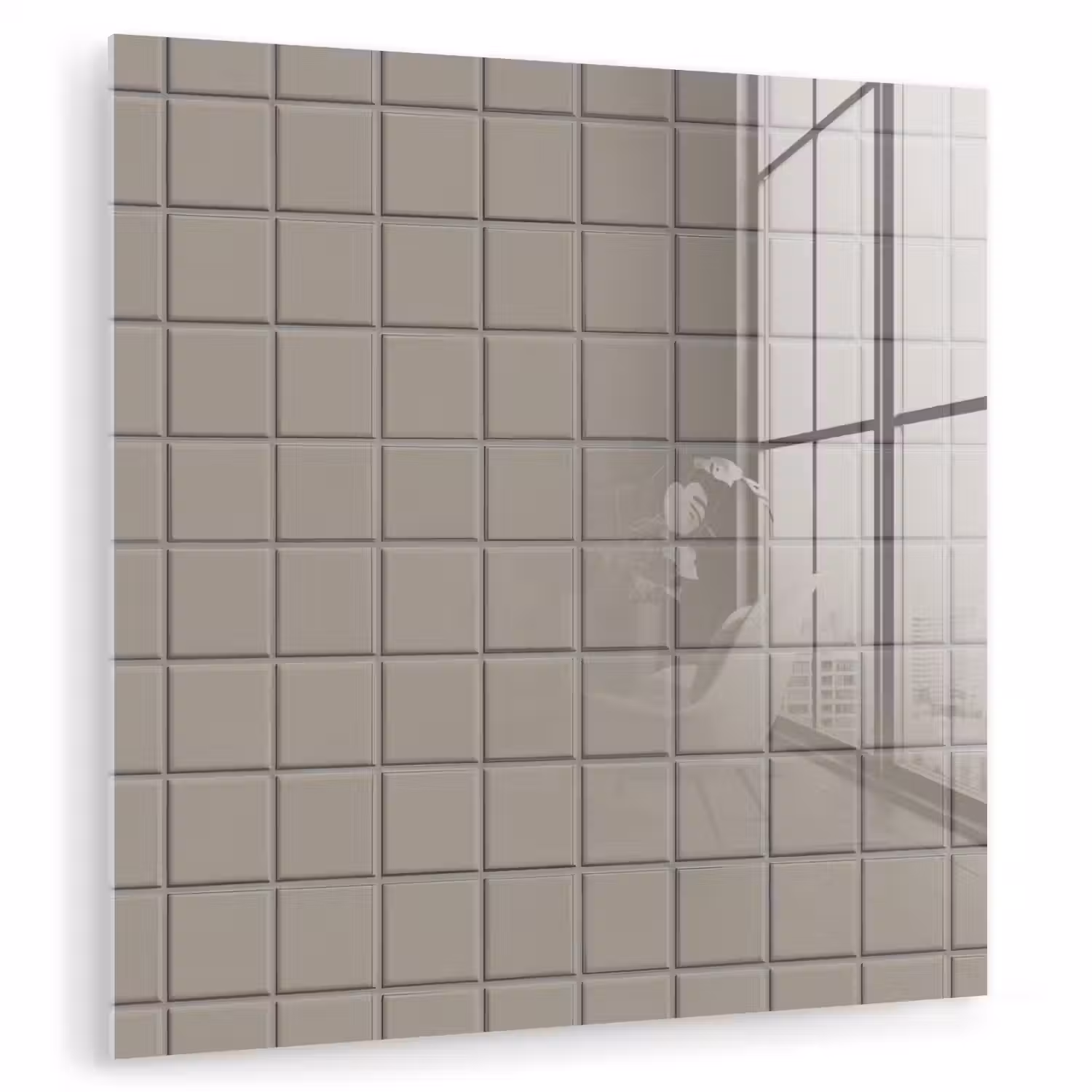 Tegel - Patroon Kiezel - Grijs plexiglas 5mm klein 11 -zzzproduct_nieuw
