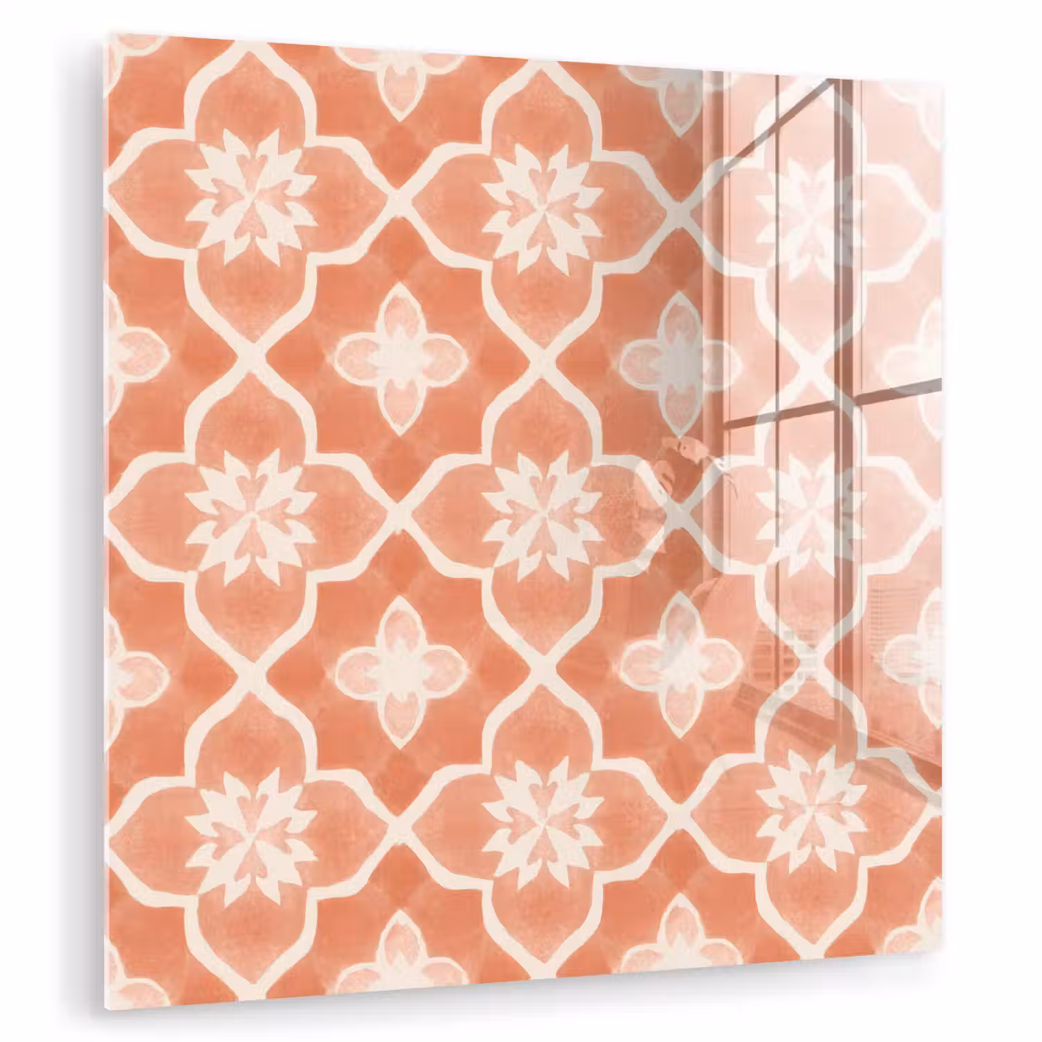Tegelpatroon - Arabesk - Vintage - Terracotta plexiglas 5mm klein 11 -zzzproduct_nieuw