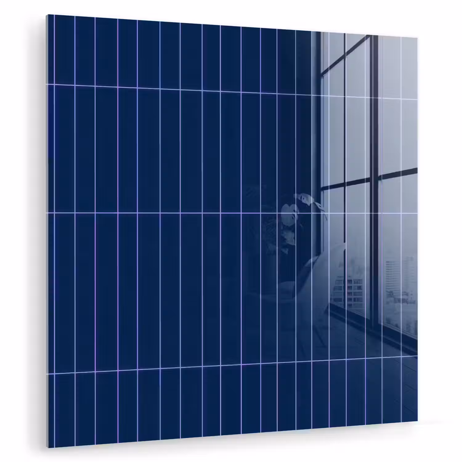 Tegels - Langwerpig - Blauw plexiglas 5mm klein 11 -zzzproduct_nieuw