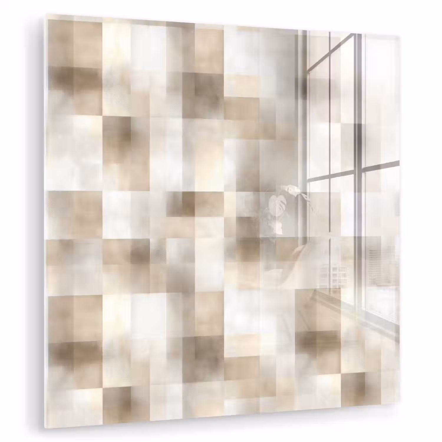 Textuur - Linnen - Beige plexiglas 5mm klein 11 -zzzproduct_nieuw