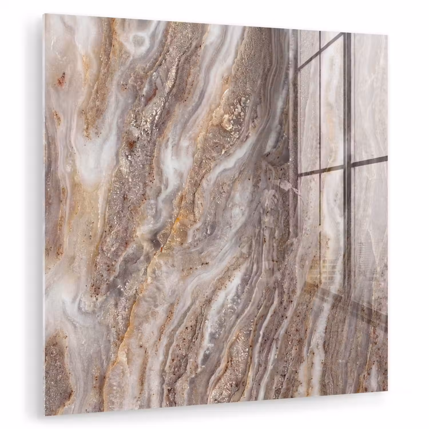 Textuur - Steen - Abstract - Beige plexiglas 5mm klein -zzzproduct_nieuw