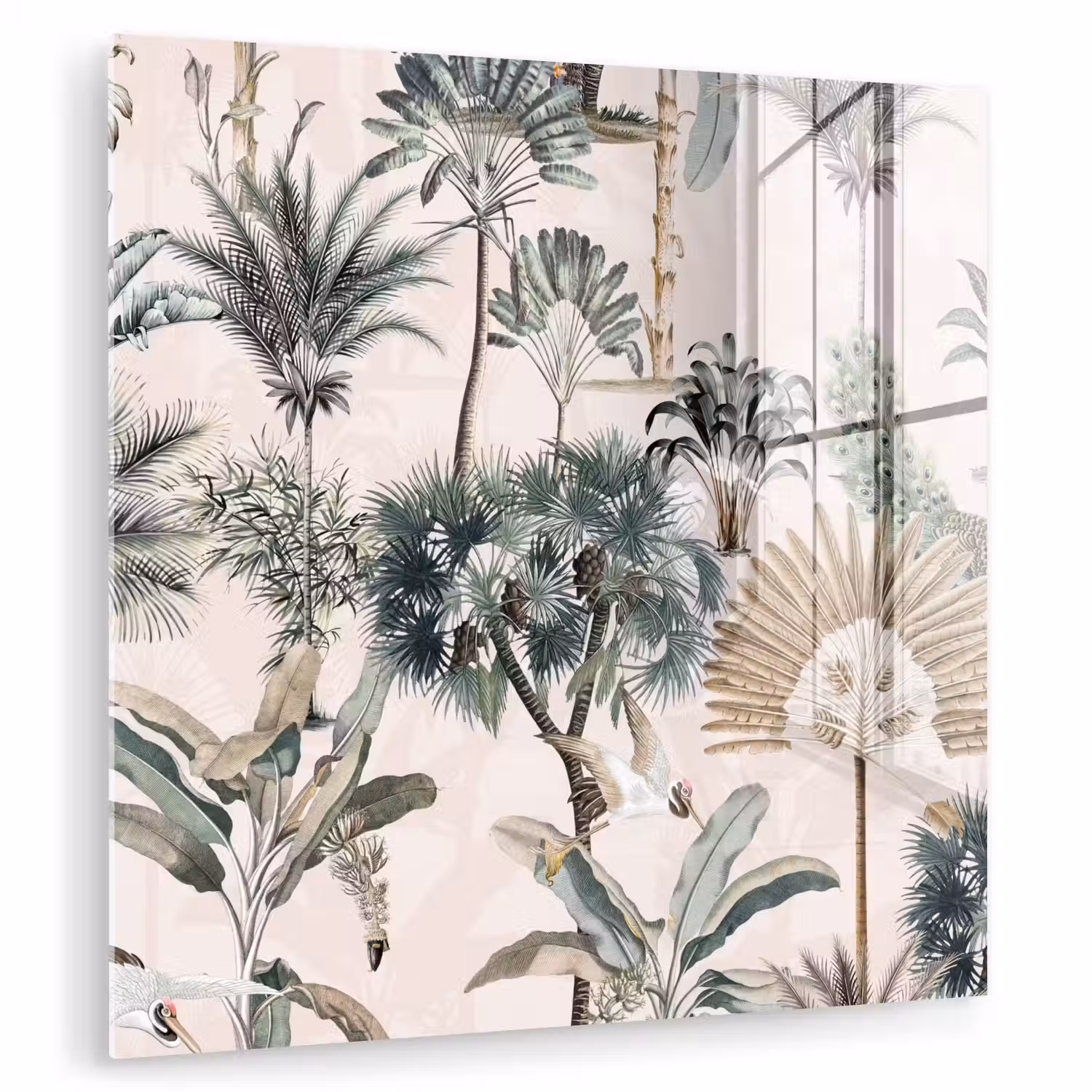 Inductie afdekplaat - Vintage - Jungle - Dieren - Natuur - Inductie beschermer plexiglas 5mm klein -zzzproduct_nieuw