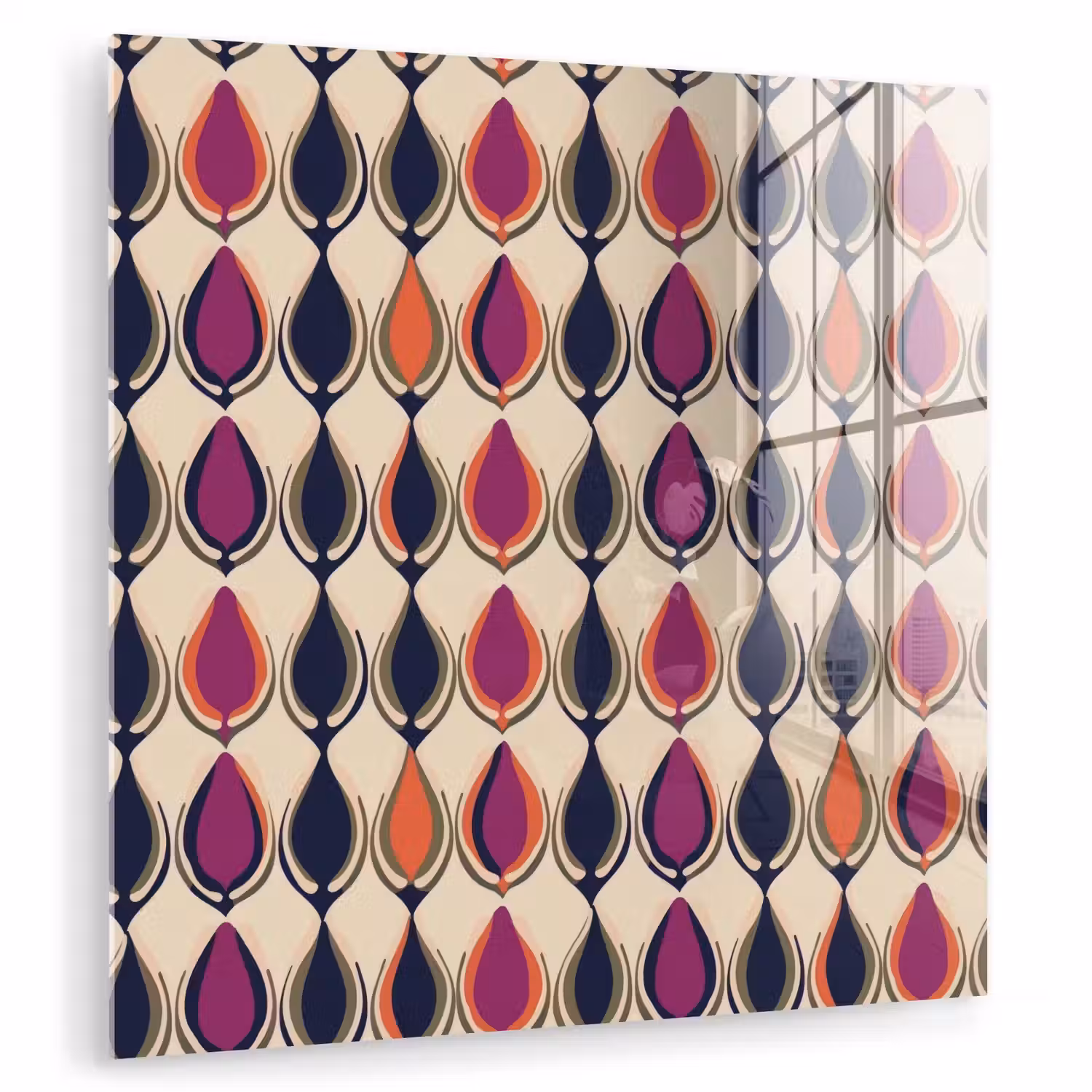 Vintage - Retro - Kleurrijk plexiglas 5mm klein 11 -zzzproduct_nieuw