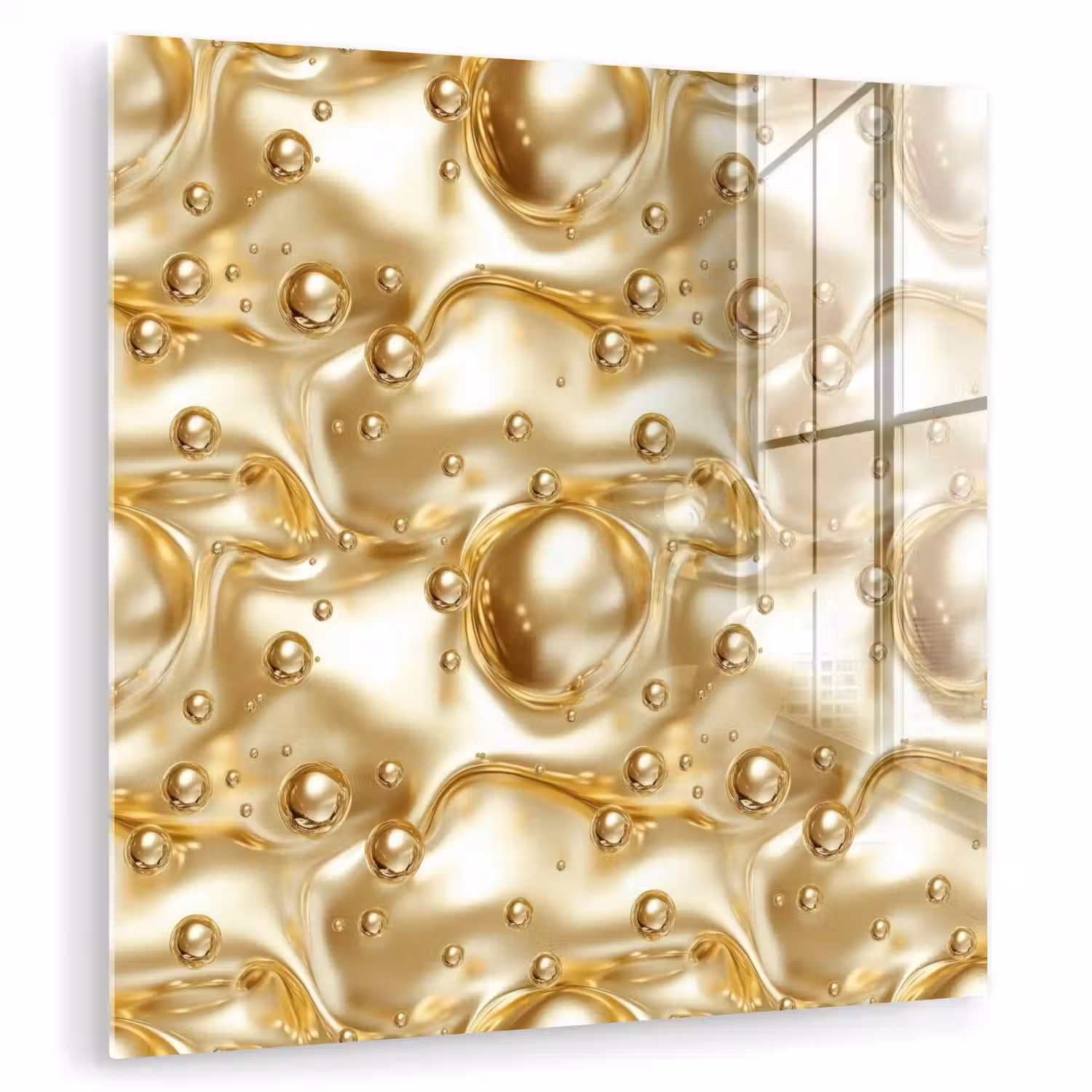 Vloeibaar - Druppels - Goud plexiglas 5mm klein 11 -zzzproduct_nieuw
