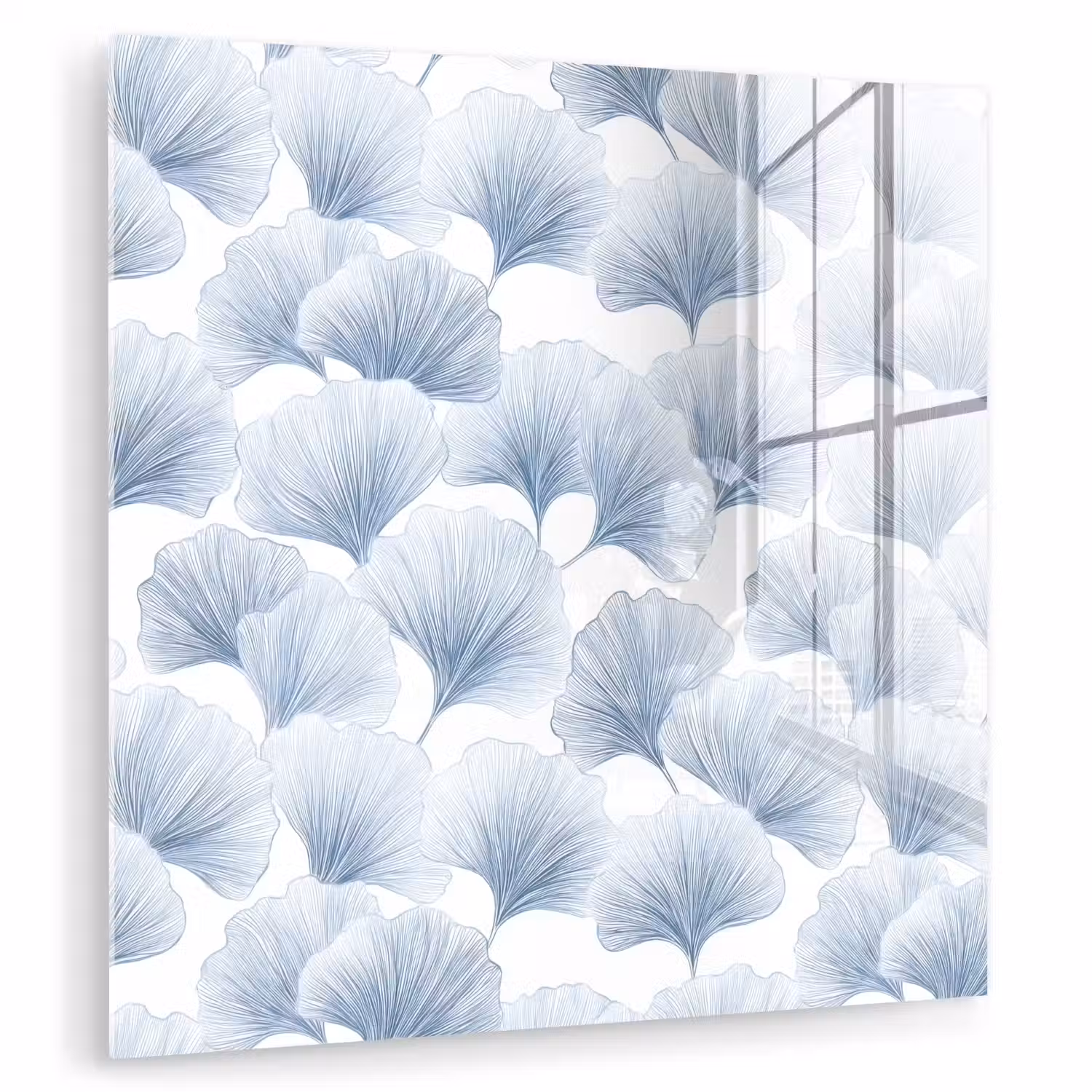 Waaier - Modern - Blauw plexiglas 5mm klein 11 -zzzproduct_nieuw
