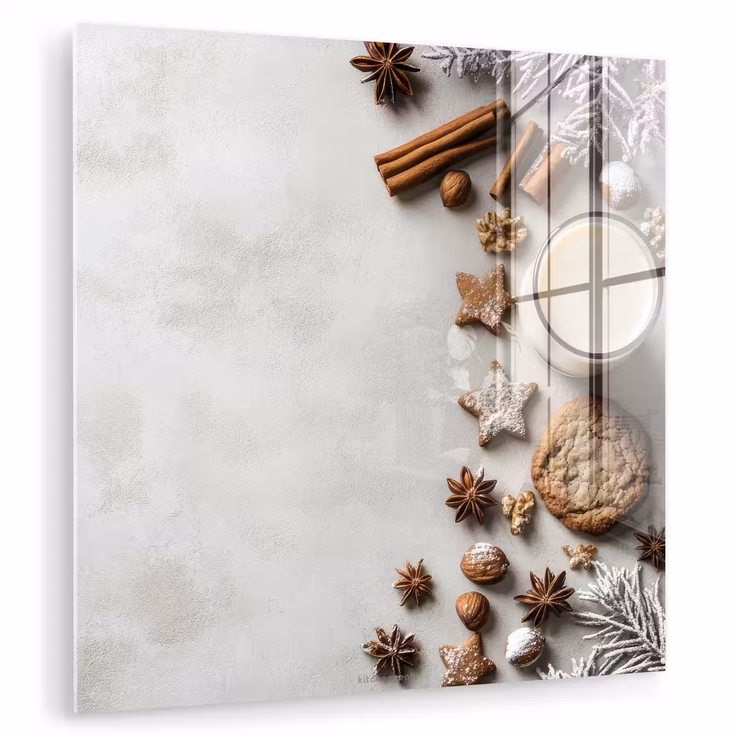 Winter - Kerst - Specerijen - Wit plexiglas 5mm klein -zzzproduct_nieuw