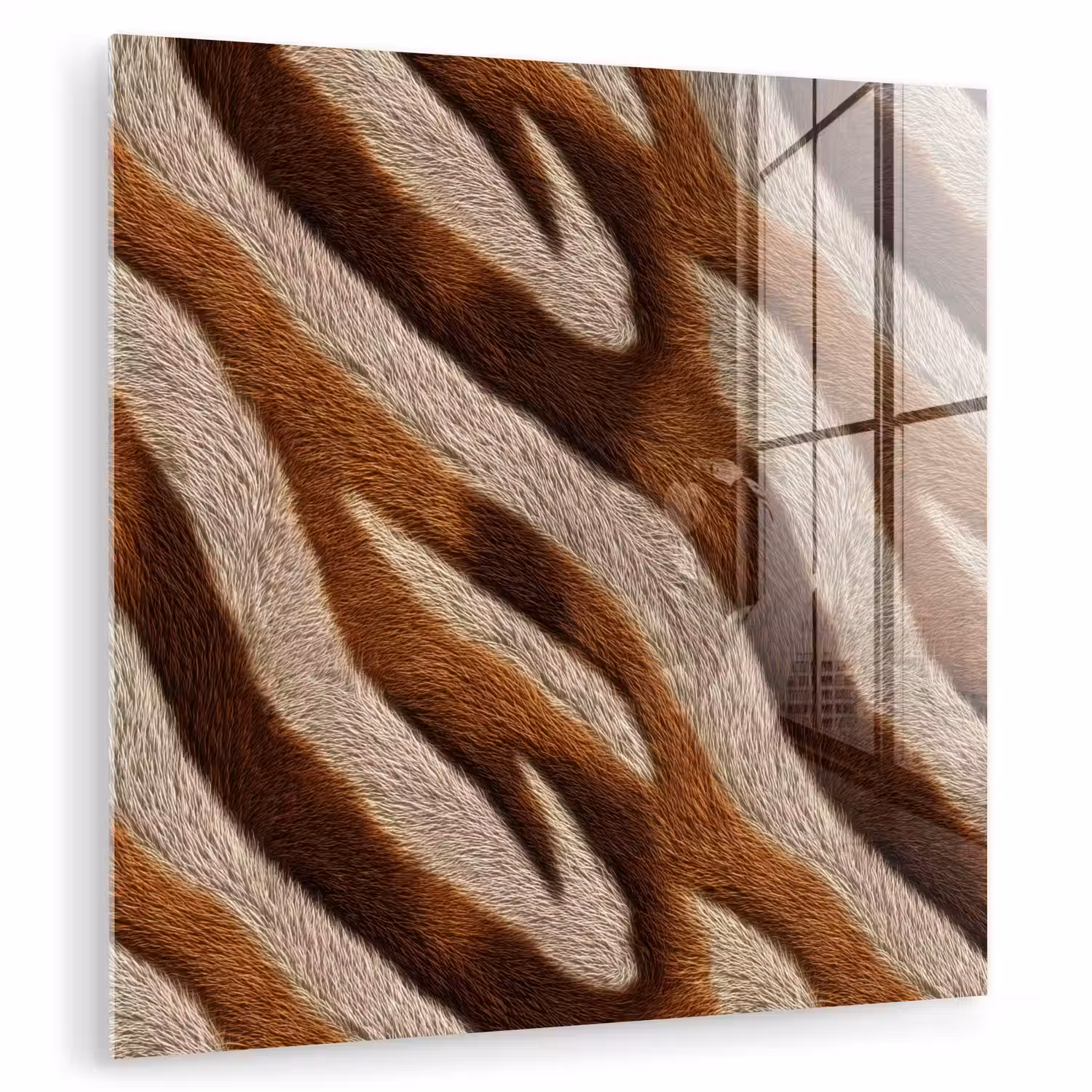 Zebra - Bruin - Patroon plexiglas 5mm klein 11 -zzzproduct_nieuw