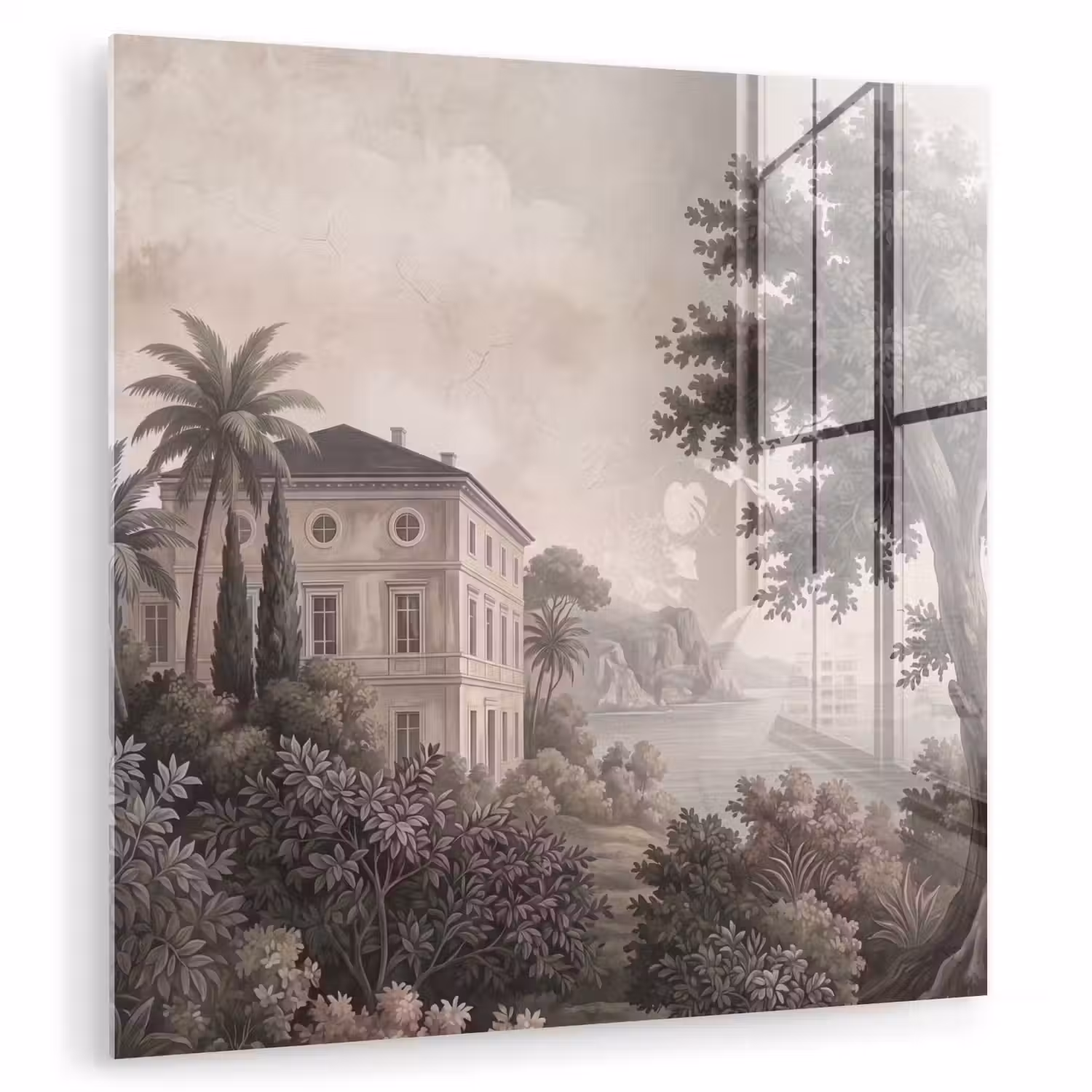 Zee - Villa - Beige plexiglas 5mm klein -zzzproduct_nieuw