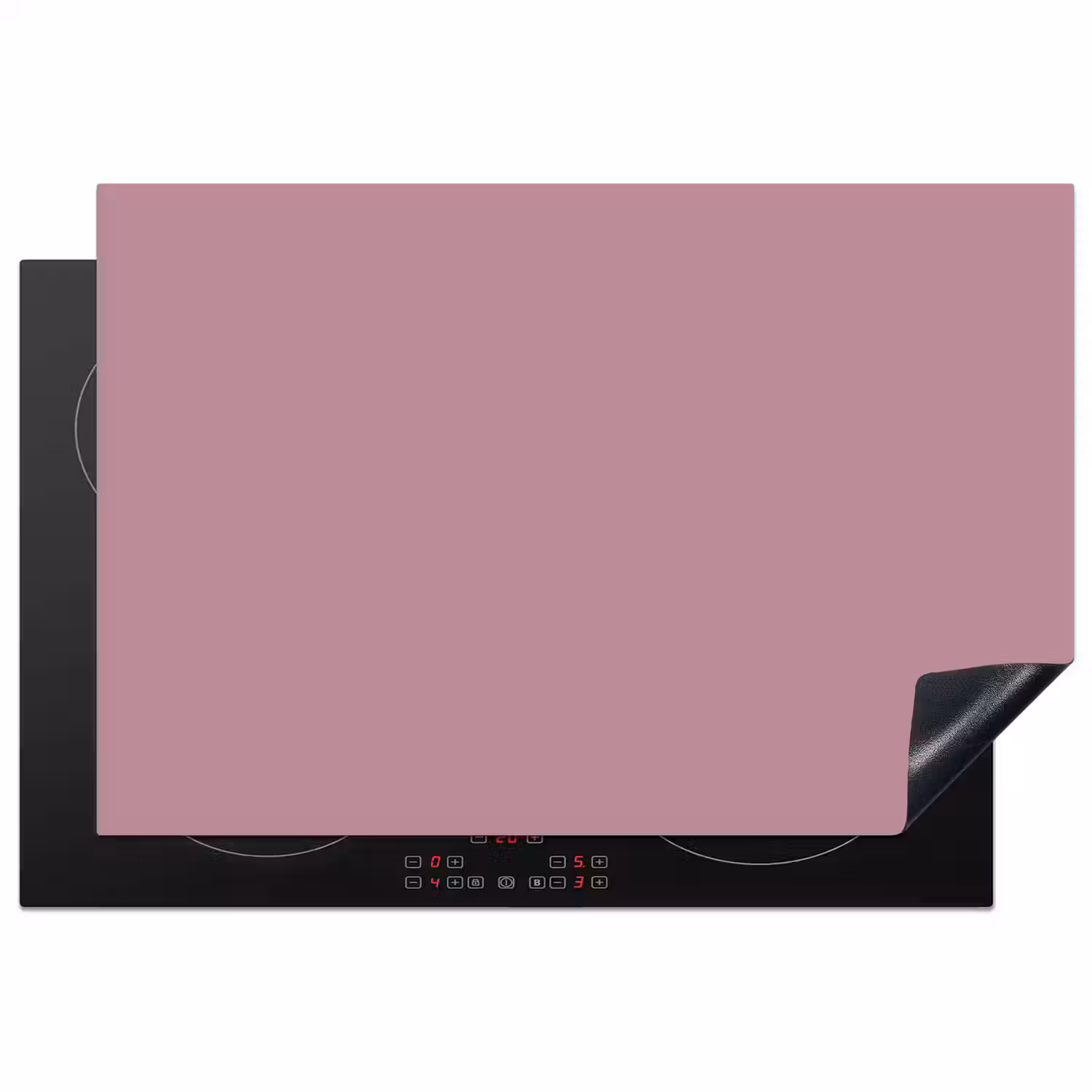 Dusty - Mauve - Paars Inductie beschermer vinyl 3mm klein 276 -3d