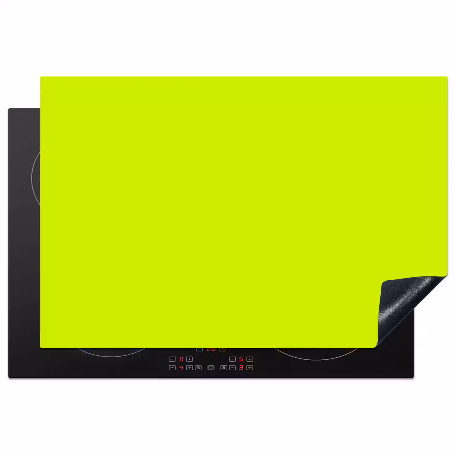 Electric - Lemon - Geel Inductie beschermer vinyl 3mm klein 276 -3d