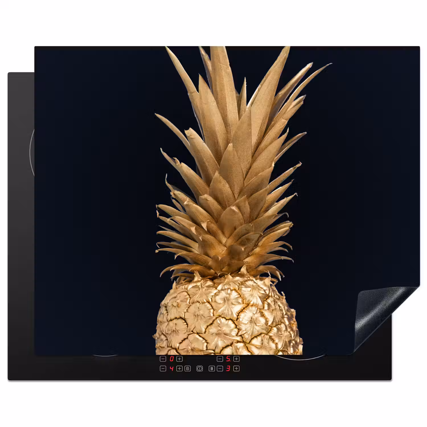 Gouden tropische vrucht Inductie beschermer vinyl 3mm groot -3d